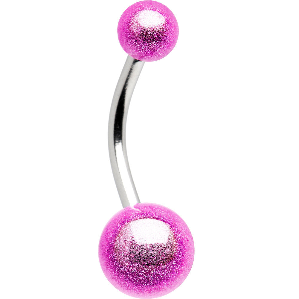 Light Pink MIRACLE BALL Belly Button Ring