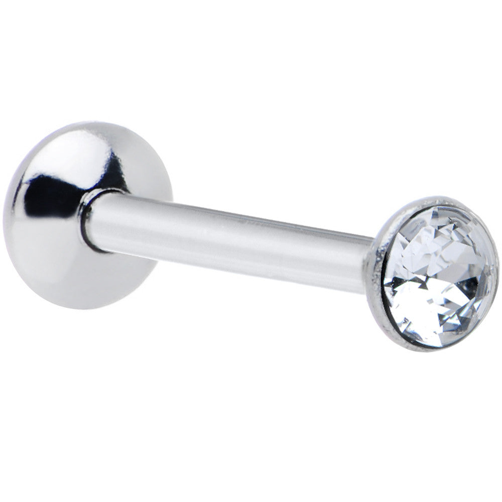 20G 1/4 Handmade Labret Created with Crystals 2mm