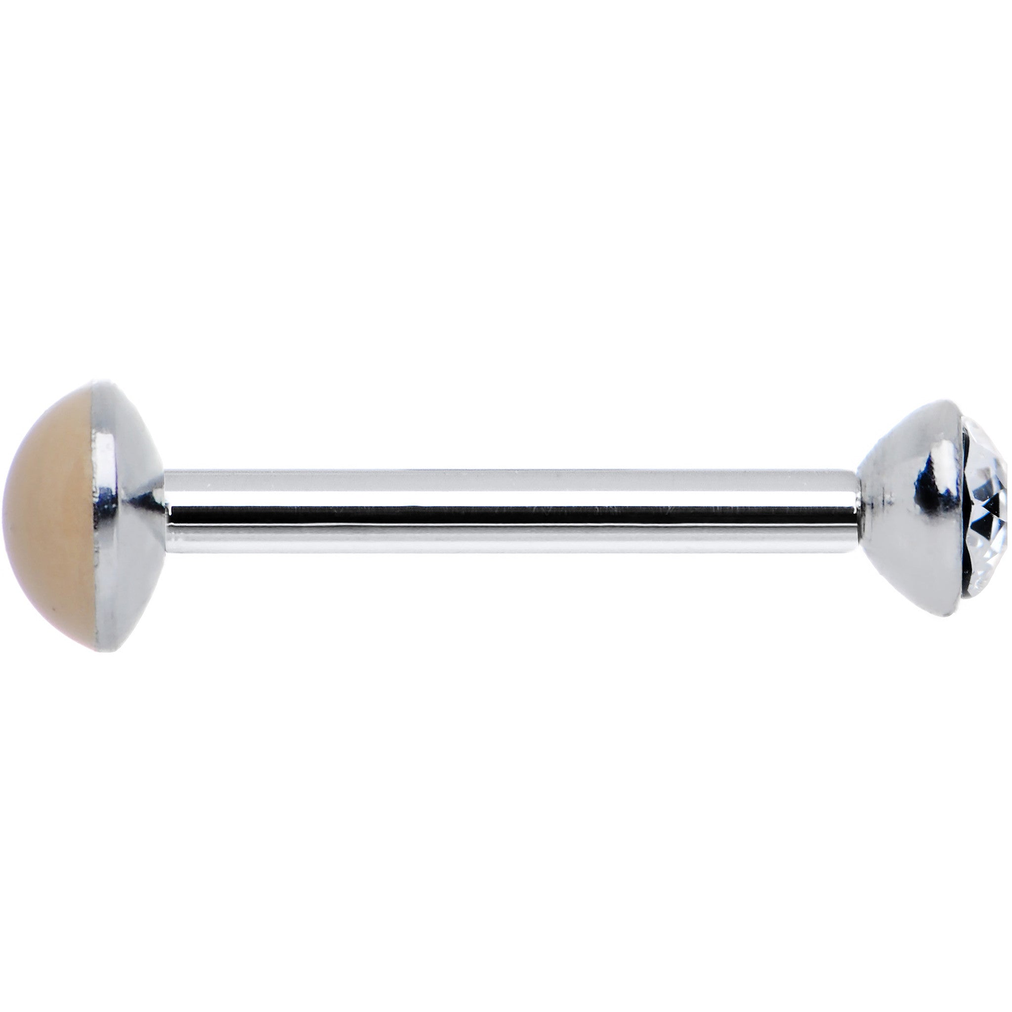 20G 1/4 Handmade Labret Created with Crystals 2mm