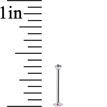 20G 5/16 Handmade Labret Created with Crystals 1.75mm