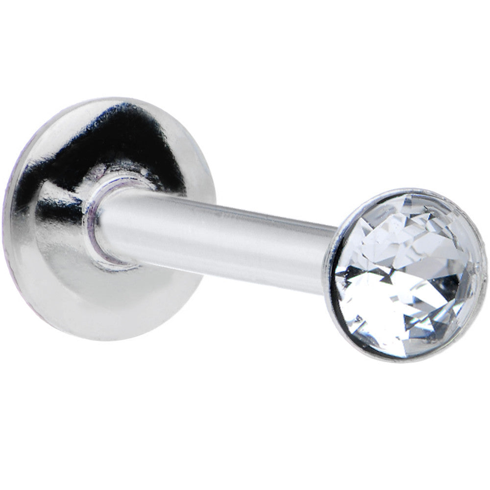16G 5/16 Handmade Labret Created with Crystals 3mm