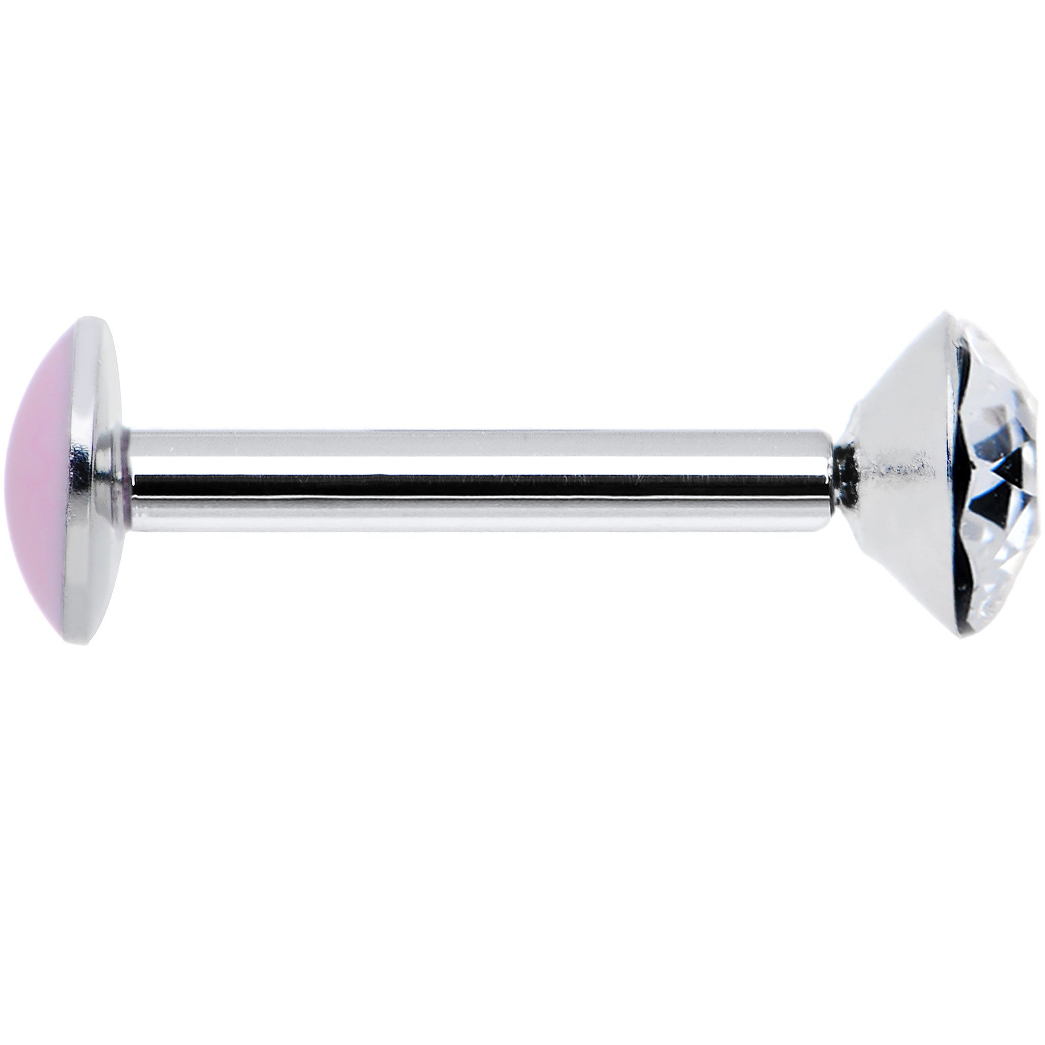 16G 5/16 Handmade Labret Created with Crystals 4mm