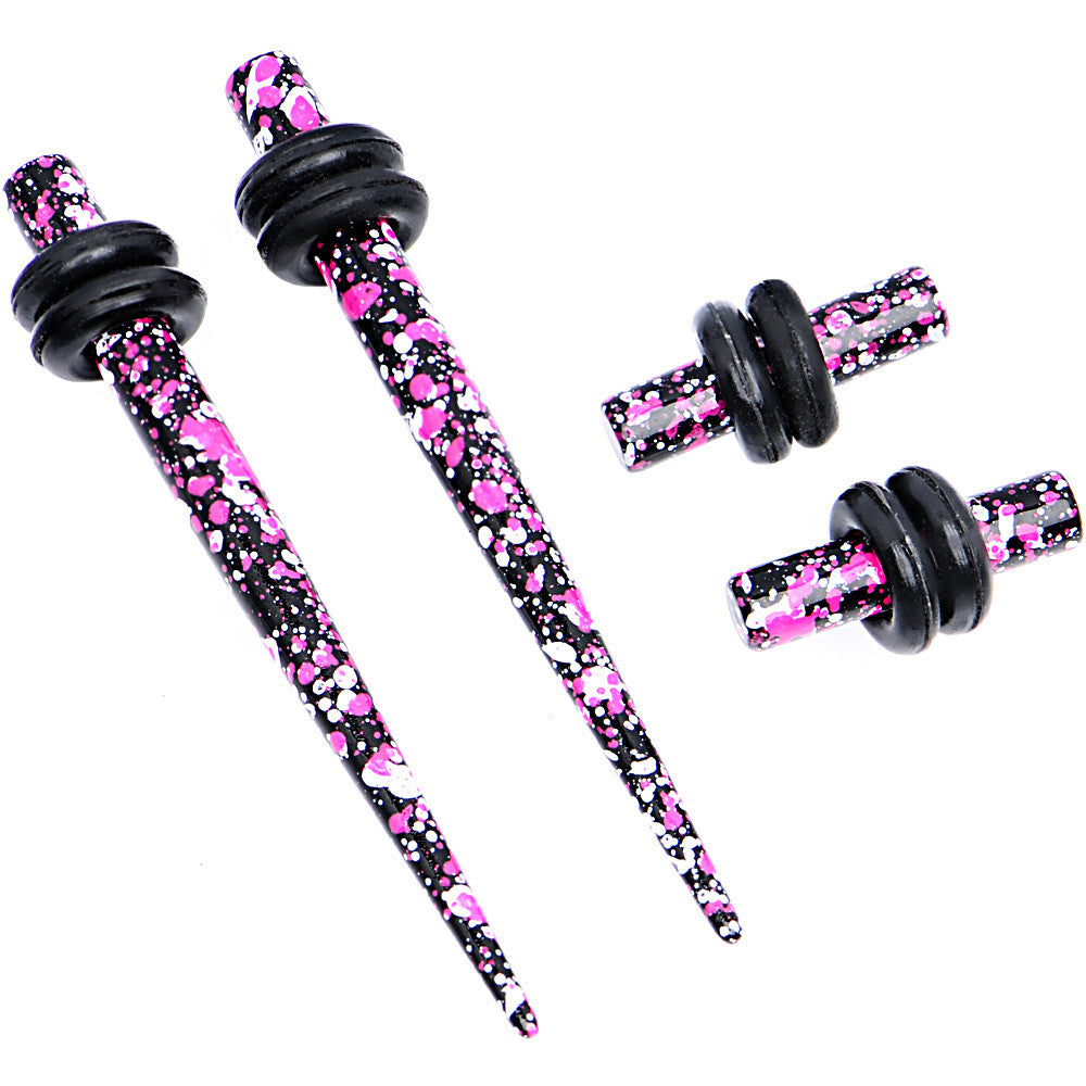 8G Splatter IP Stainless Steel Taper Plug Set