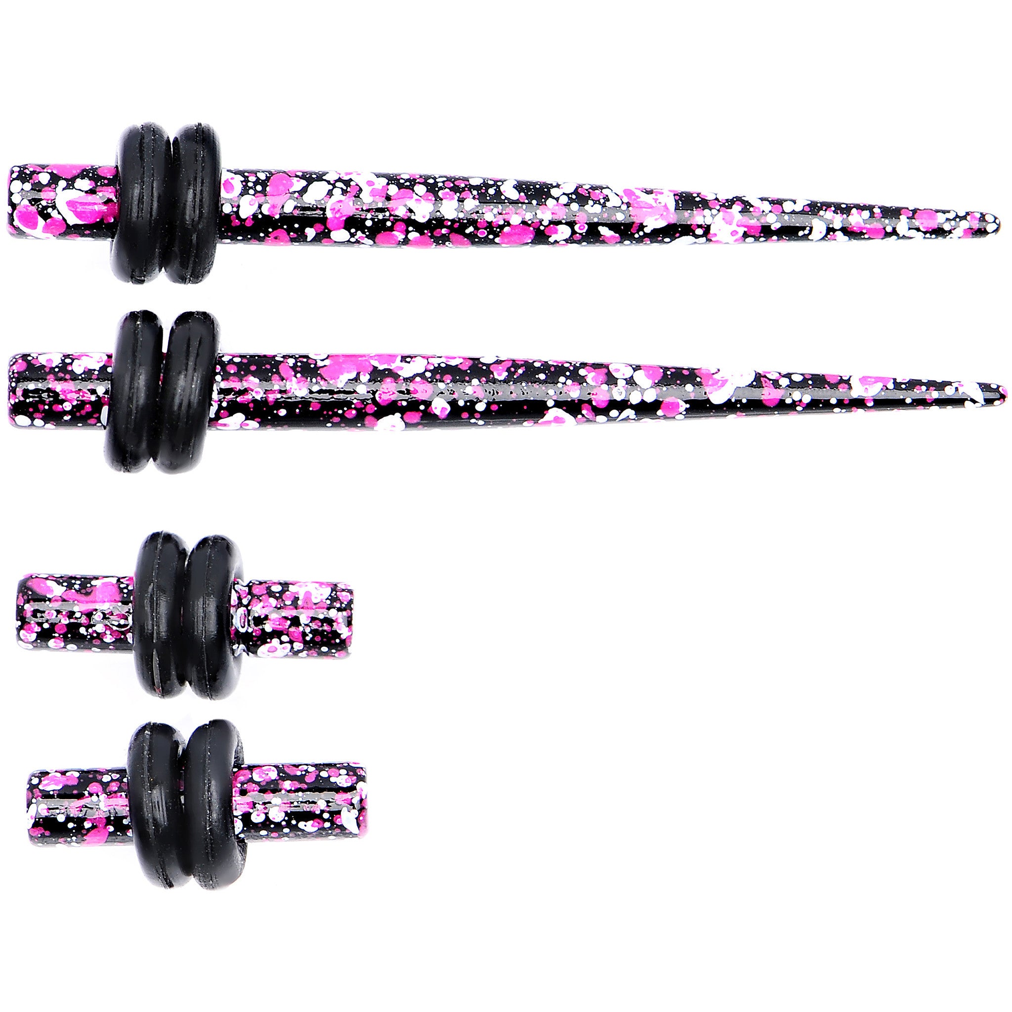 8G Splatter IP Stainless Steel Taper Plug Set