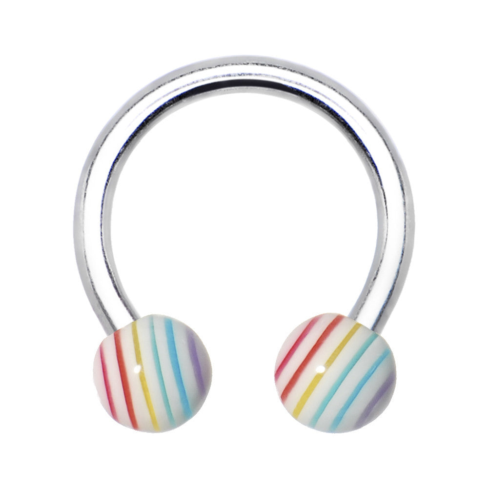 JUICY FRUIT Horse Shoe Circular Barbell