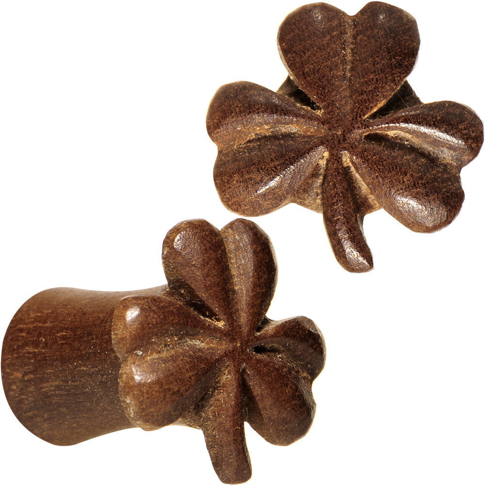2G Organic Sabo Wood Shamrock Saddle Plug Set