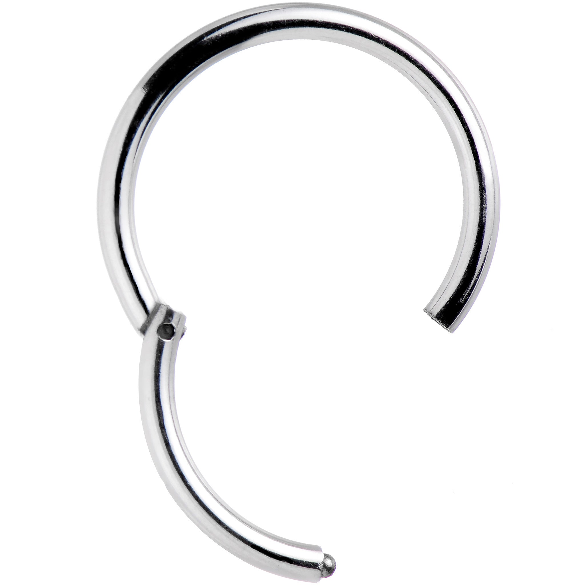 16G 3/8 Stainless Steel Hinged Segment Ring