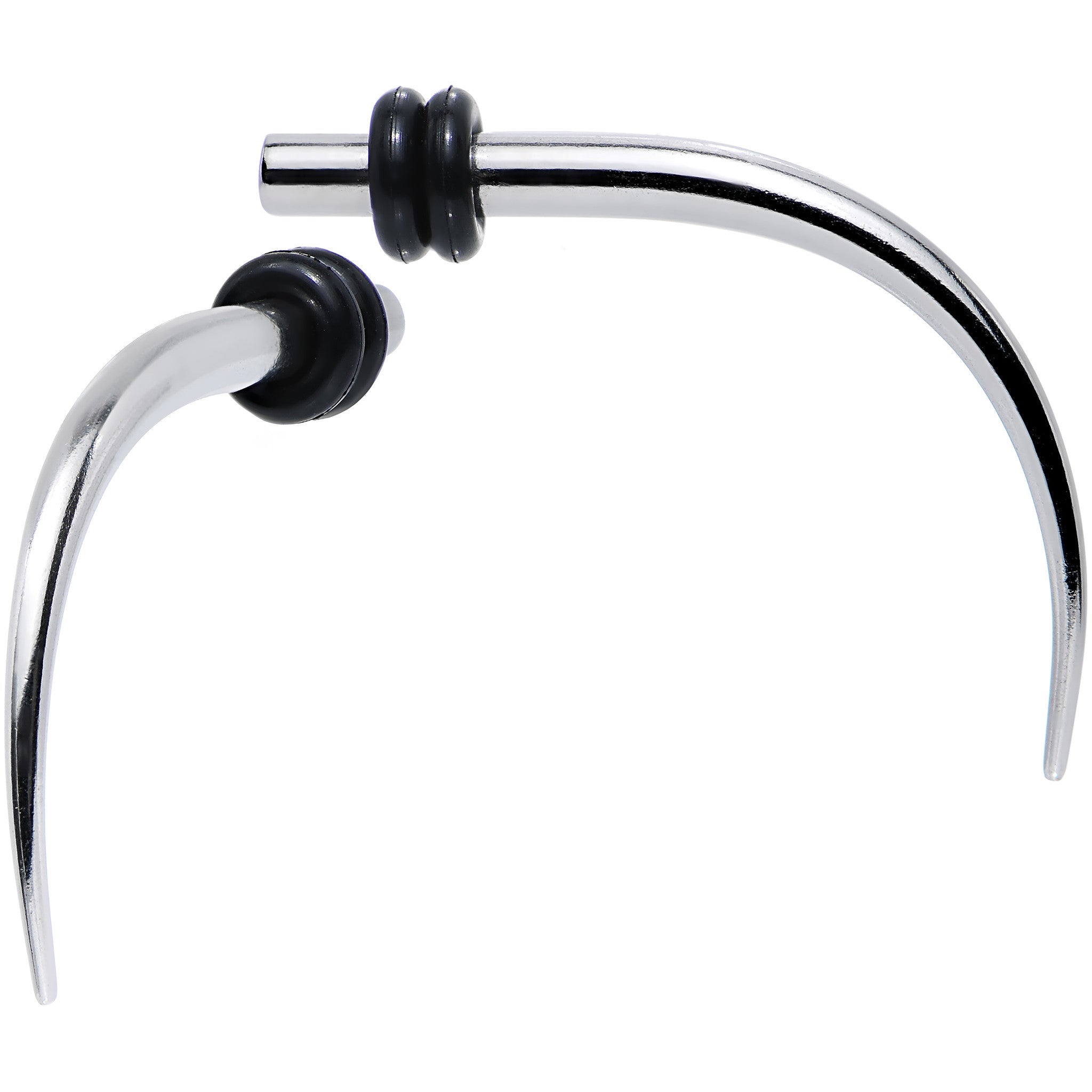 10G Stainless Steel Claw of Keres Curved Taper Set