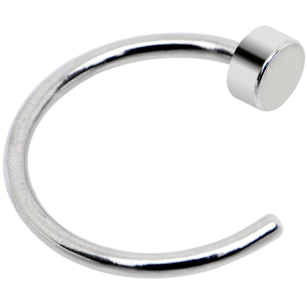 22G 1/4 Stainless Steel Nose Hoop