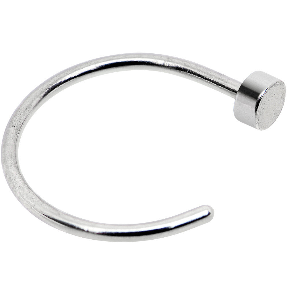 22G 5/16 Stainless Steel Disc Nose Hoop