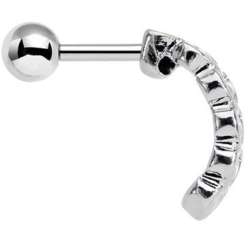 16G 1/4 Stainless Steel Falling Hearts Tragus Cartilage Earring