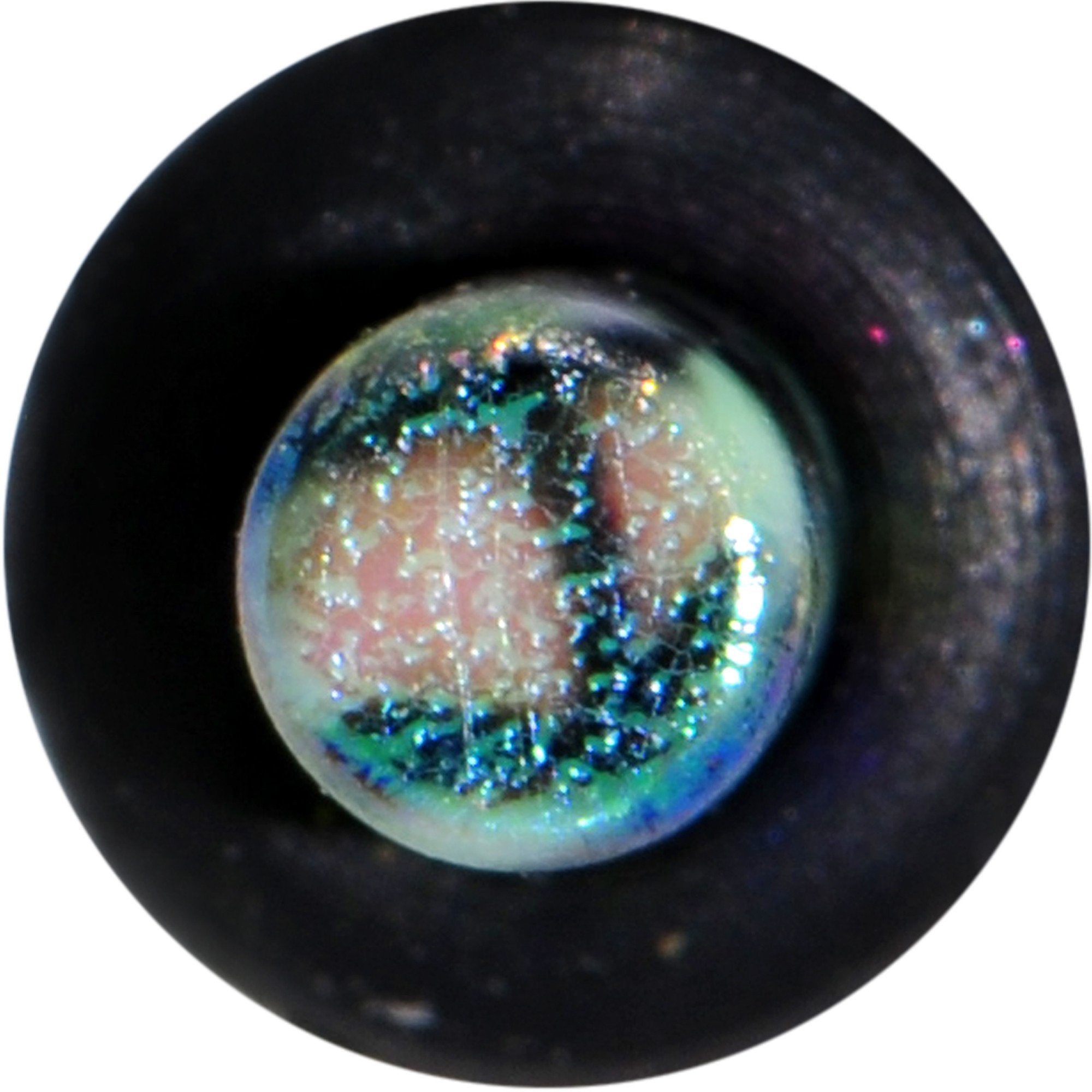 Green Blue Acrylic Mermaid Scale Straight Plug Set 14G to 8G