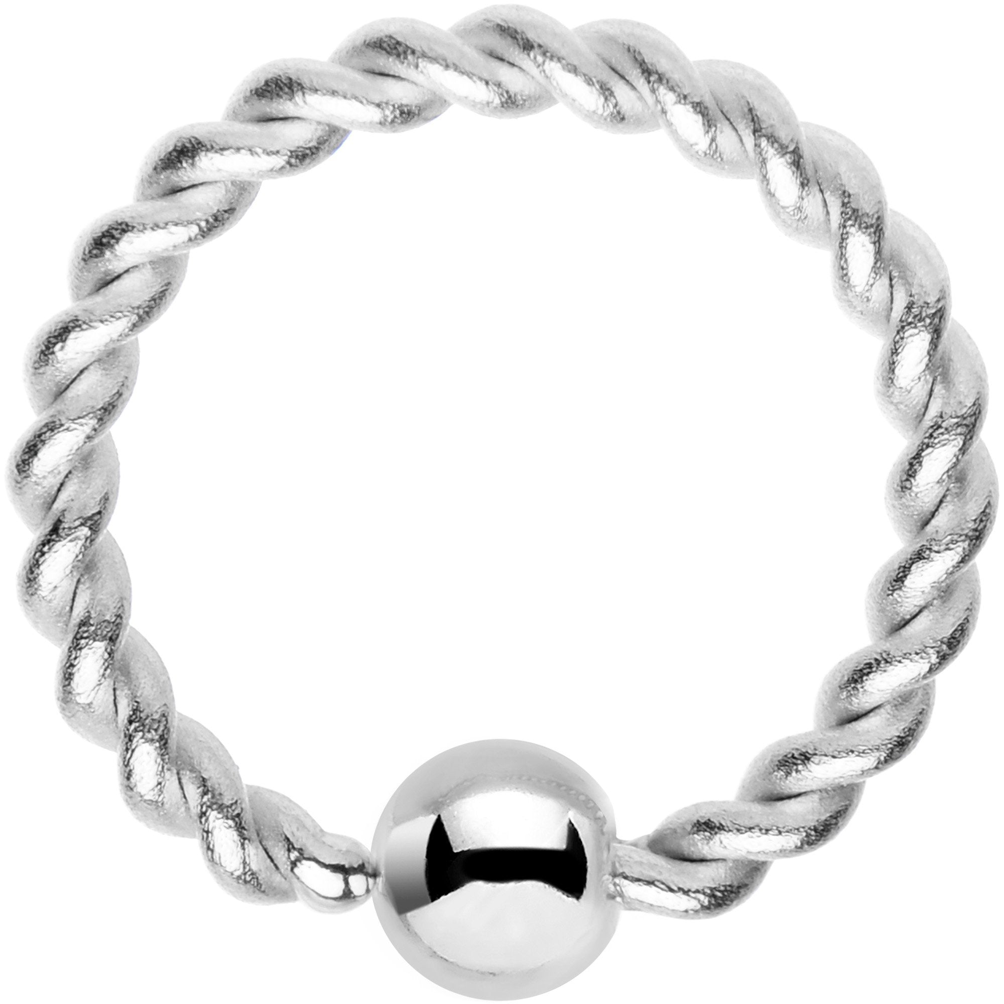 16G 5/16 Seriously Twisted BCR Captive Ring