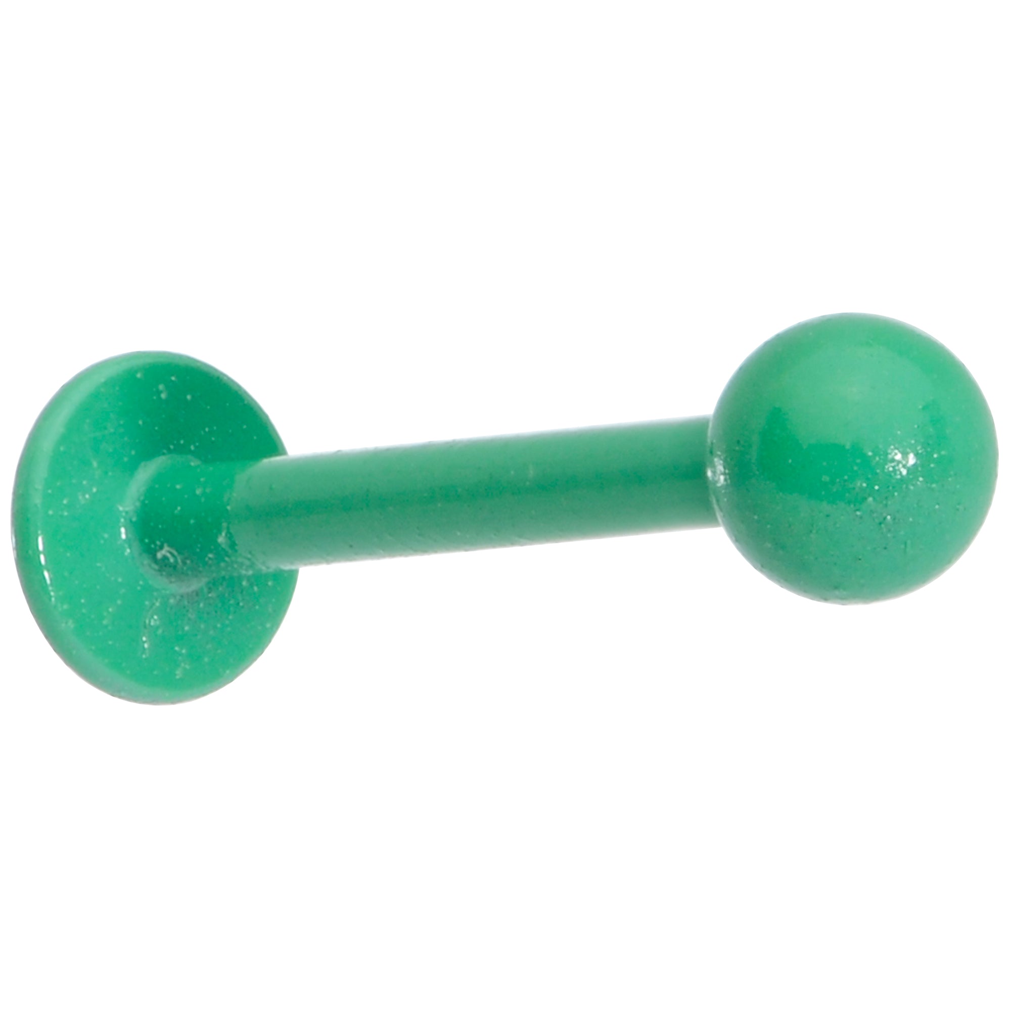 16G 3/8 Teal Green Glow In The Dark Effect Labret Monroe