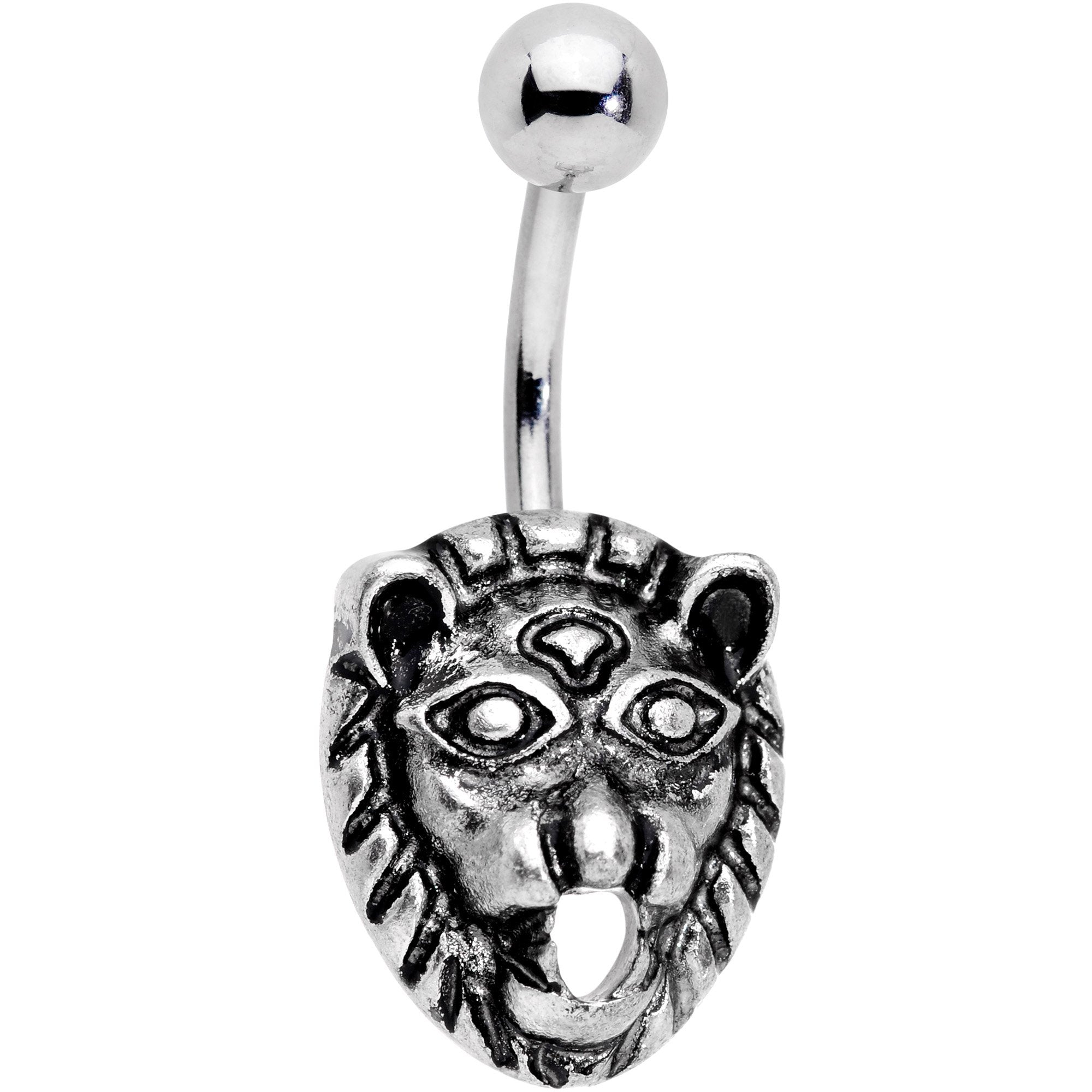Woke Spiritual Lion Belly Ring