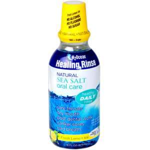 H2Ocean 16oz Lemon Ice Mouth Rinse Piercing Aftercare