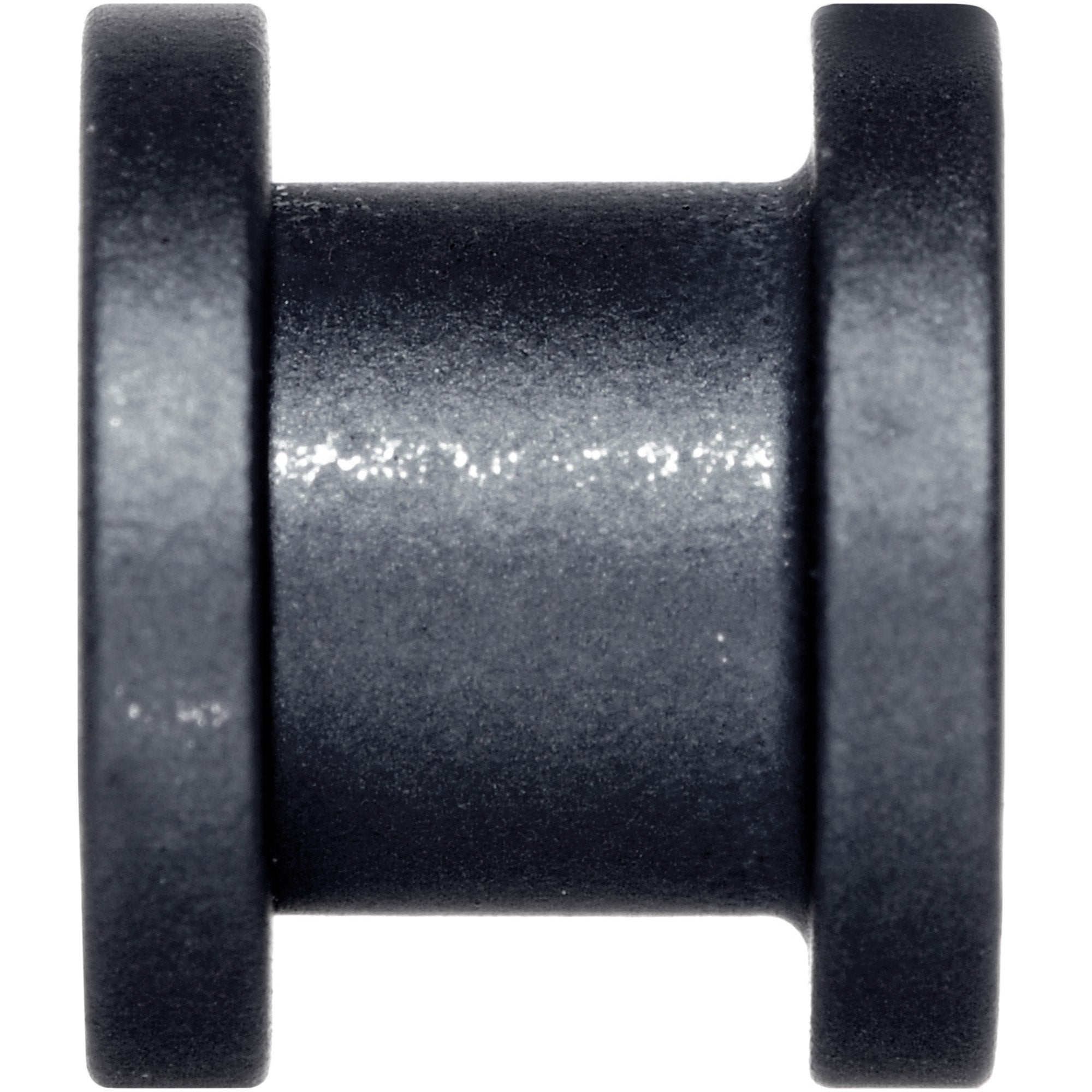 Brown Matte Silicone Screw Fit Tunnel Plug Set 6mm to 25mm