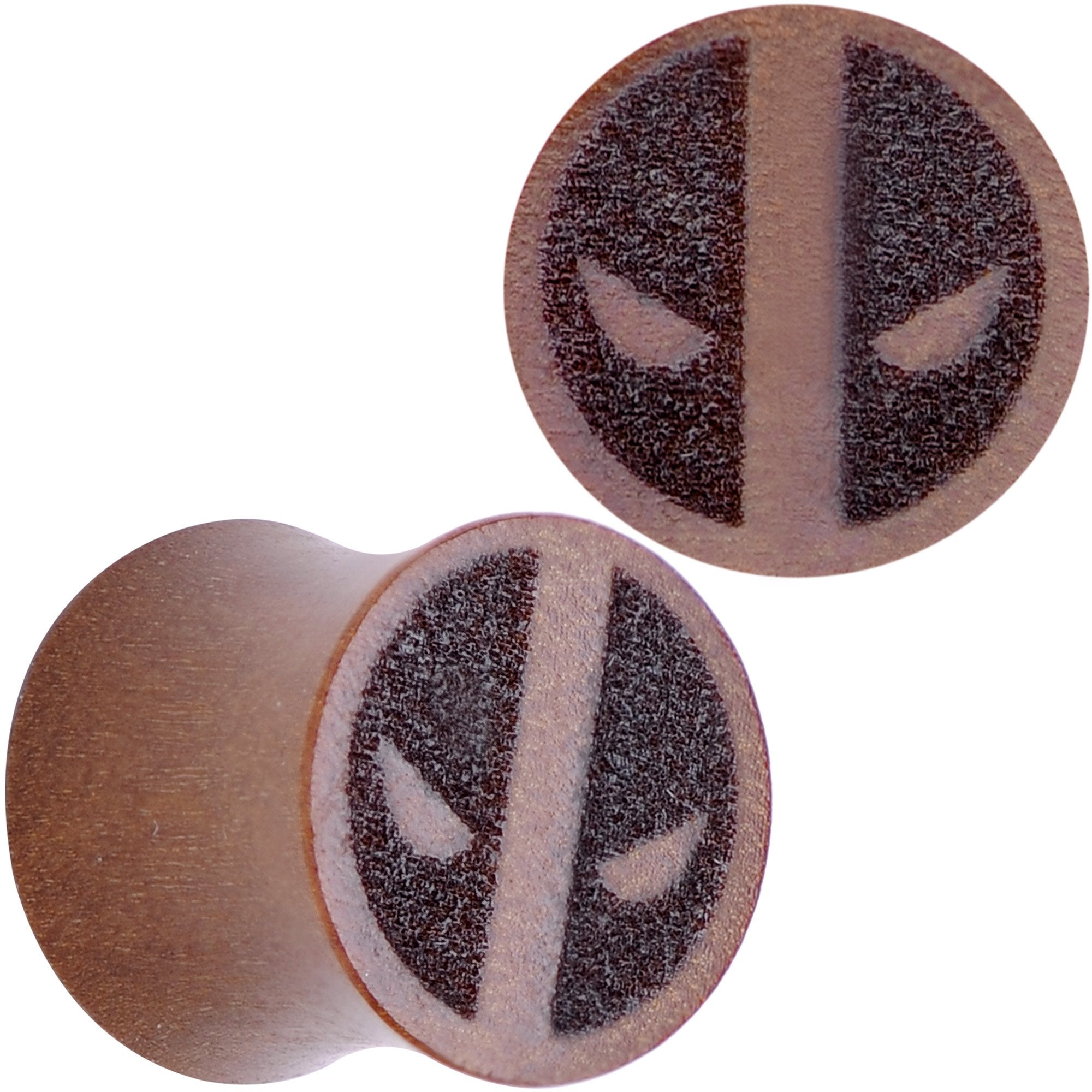 Licensed Marvel Deadpool Sawo Wood Saddle Plug Set