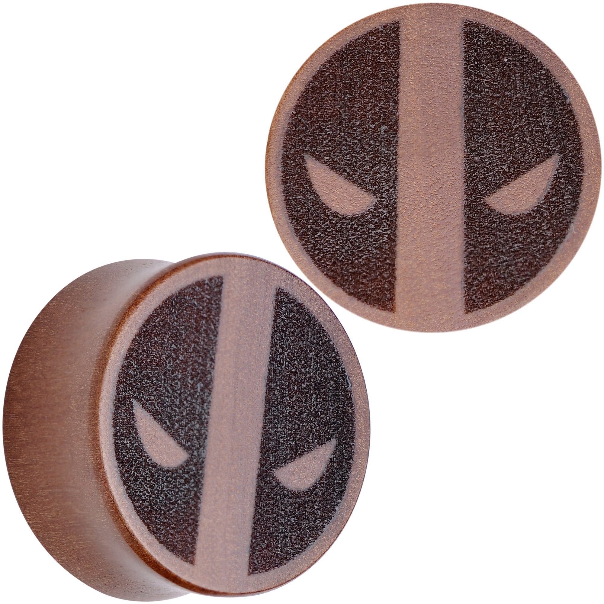 Licensed Marvel Deadpool Sawo Wood Saddle Plug Set