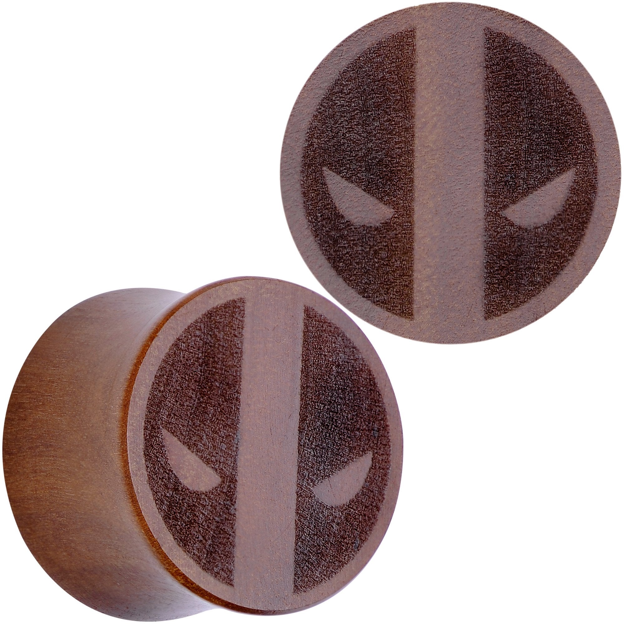 Licensed Marvel Deadpool Sawo Wood Saddle Plug Set