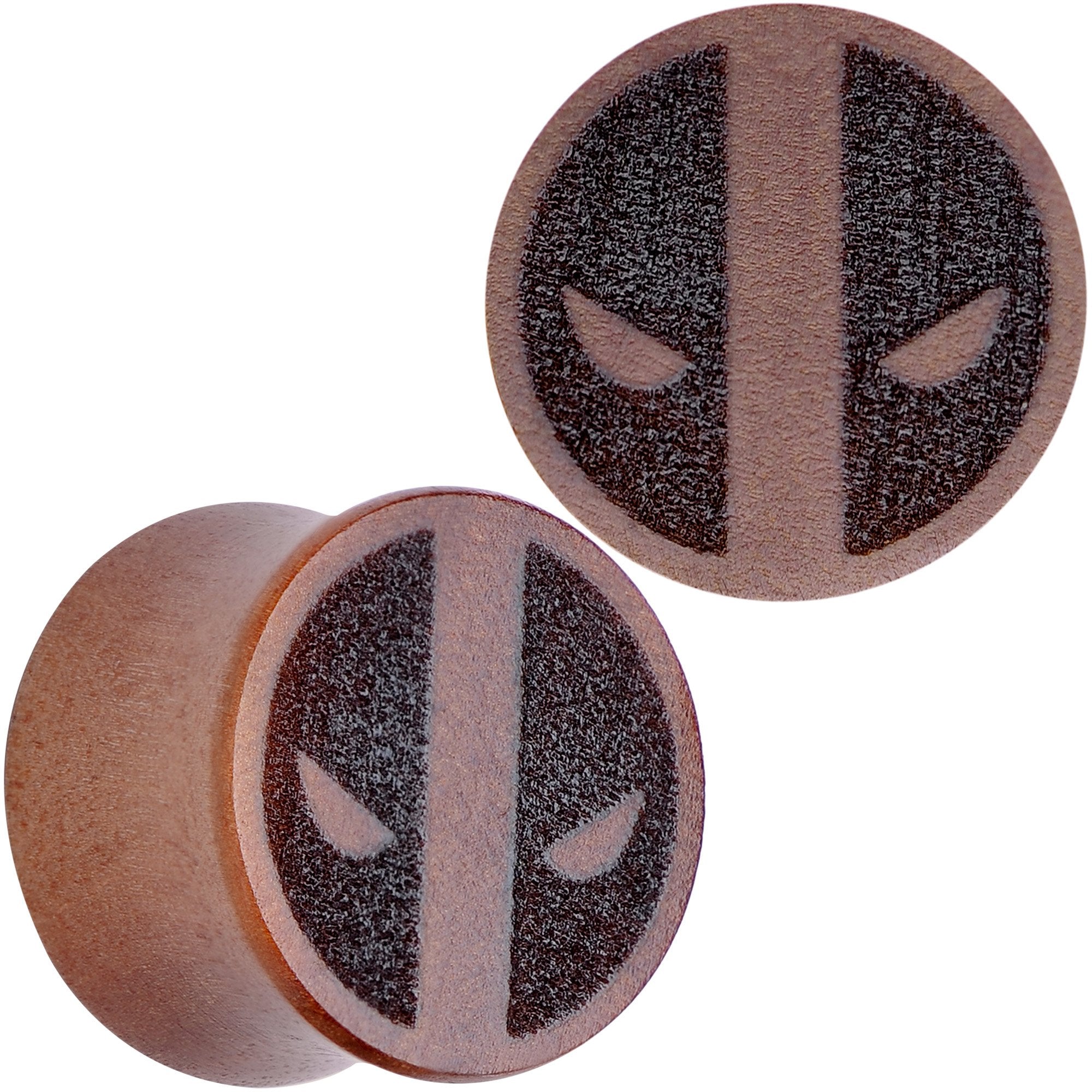 Licensed Marvel Deadpool Sawo Wood Saddle Plug Set