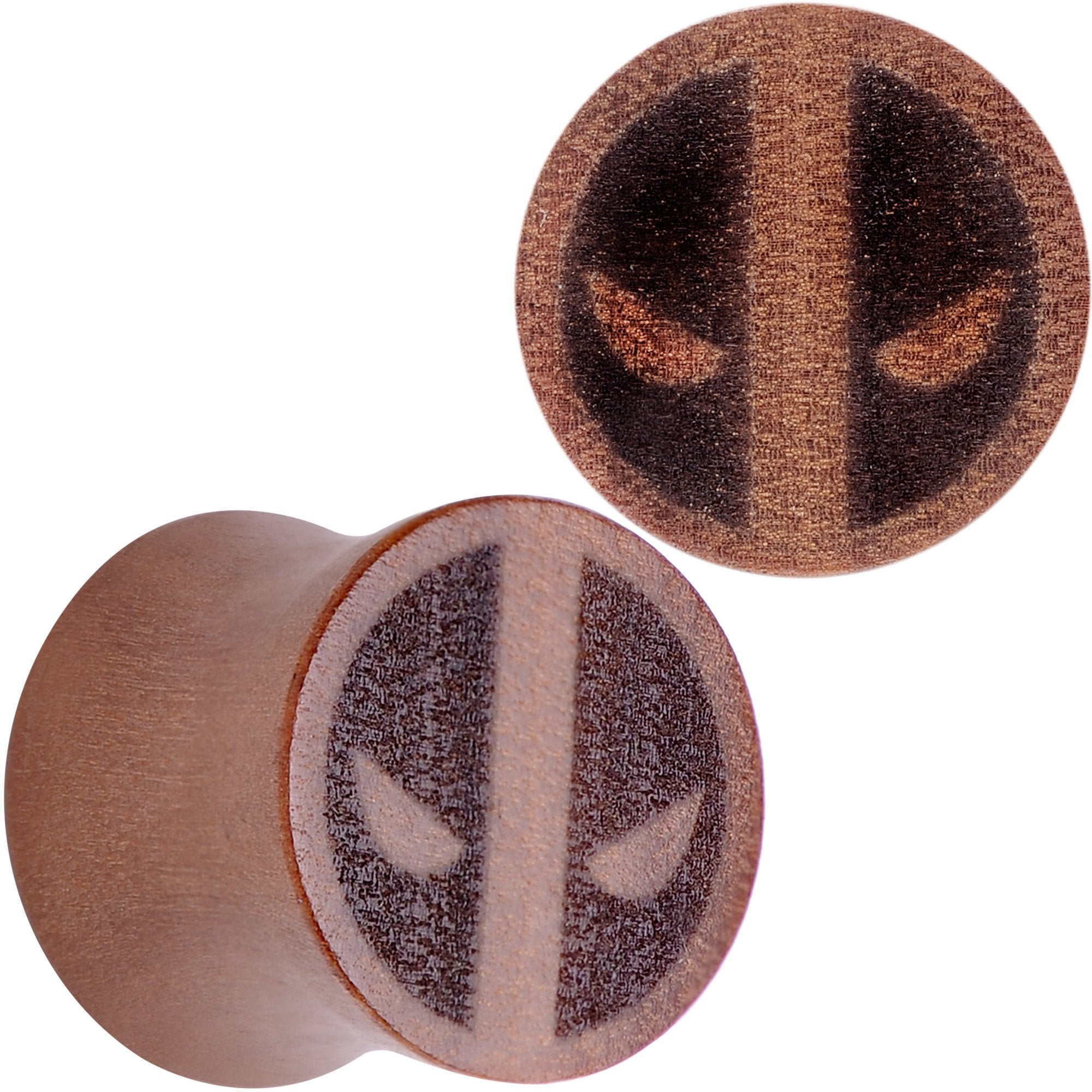 Licensed Marvel Deadpool Sawo Wood Saddle Plug Set