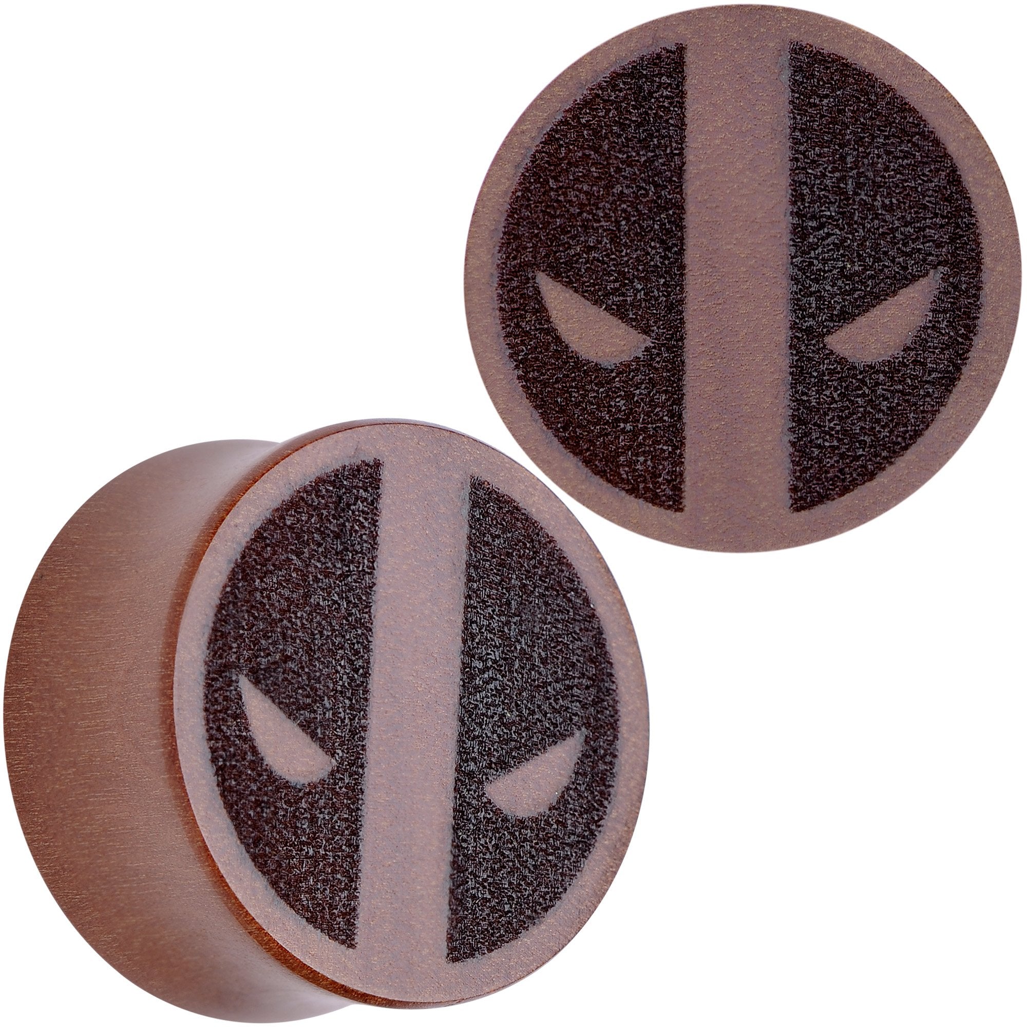 Licensed Marvel Deadpool Sawo Wood Saddle Plug Set