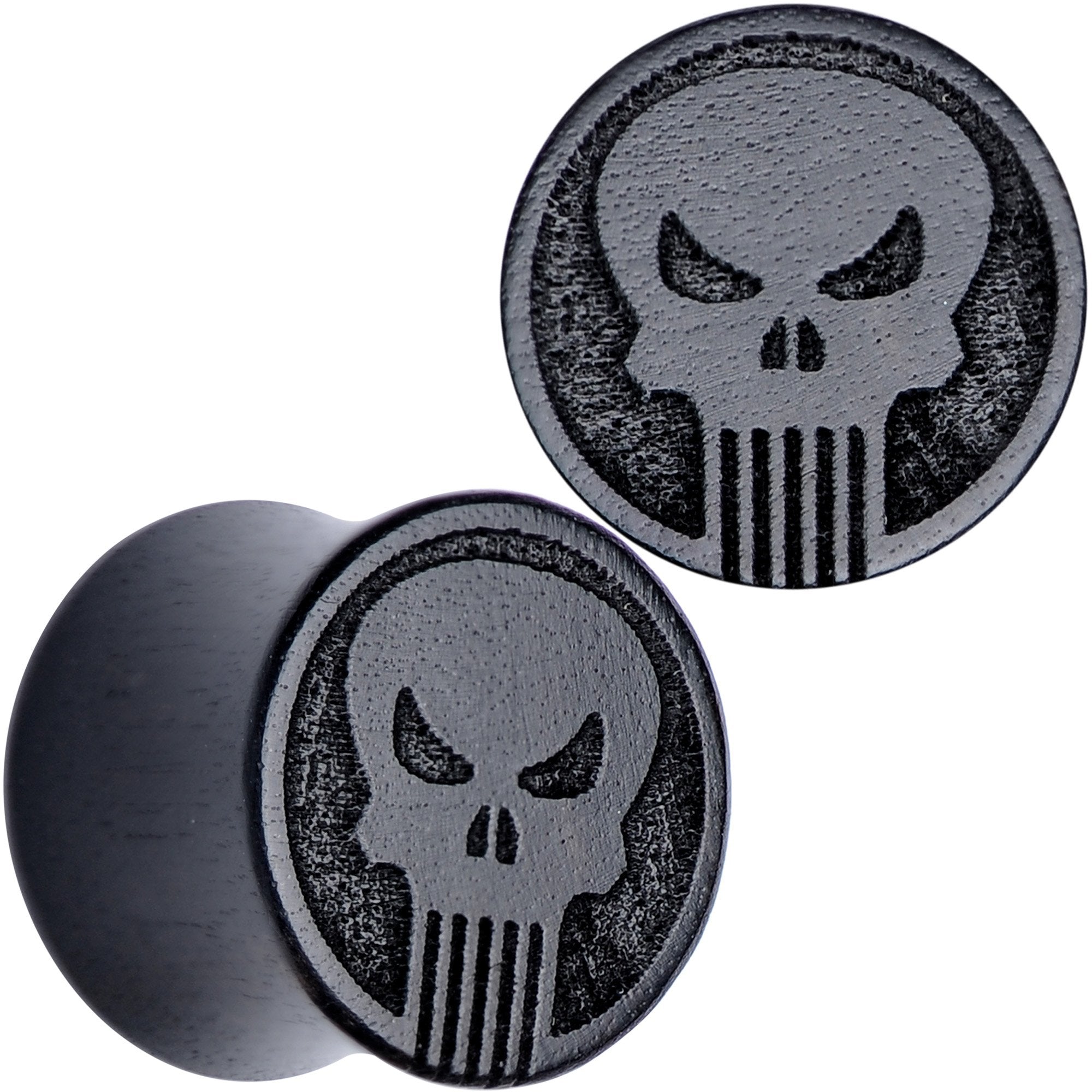 Licensed Marvel Punisher Iron Wood Saddle Plug Set
