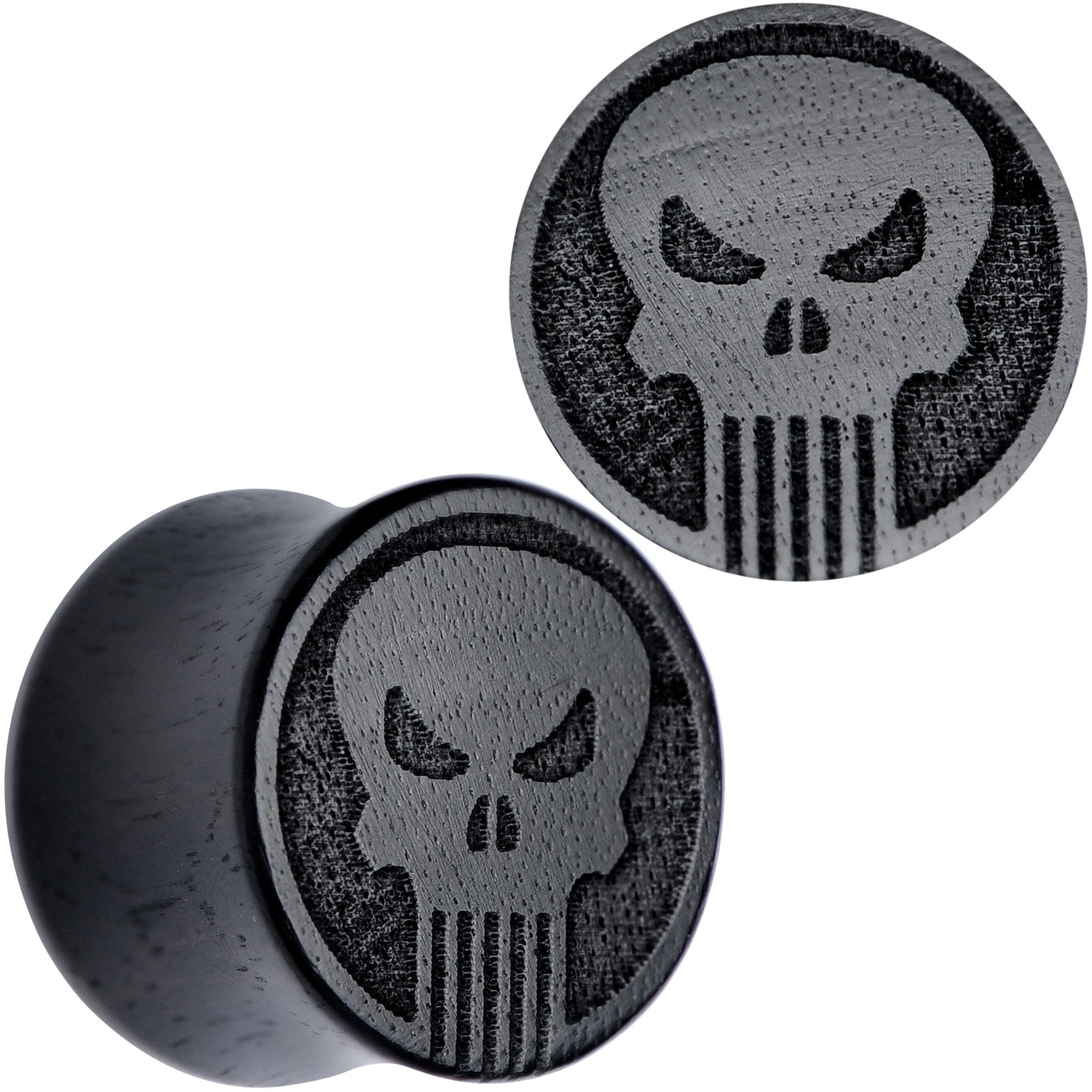 Licensed Marvel Punisher Iron Wood Saddle Plug Set