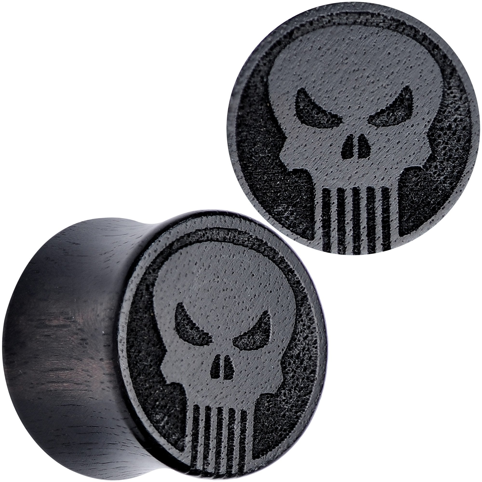 Licensed Marvel Punisher Iron Wood Saddle Plug Set