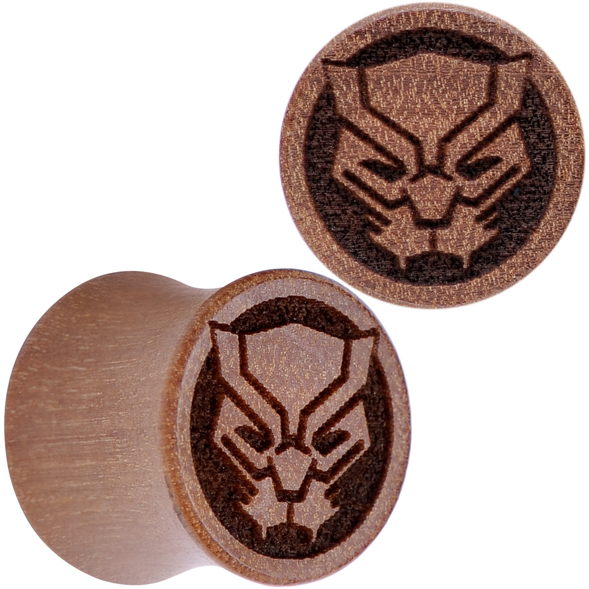 Licensed Marvel Black Panther Sawo Wood Saddle Plug Set