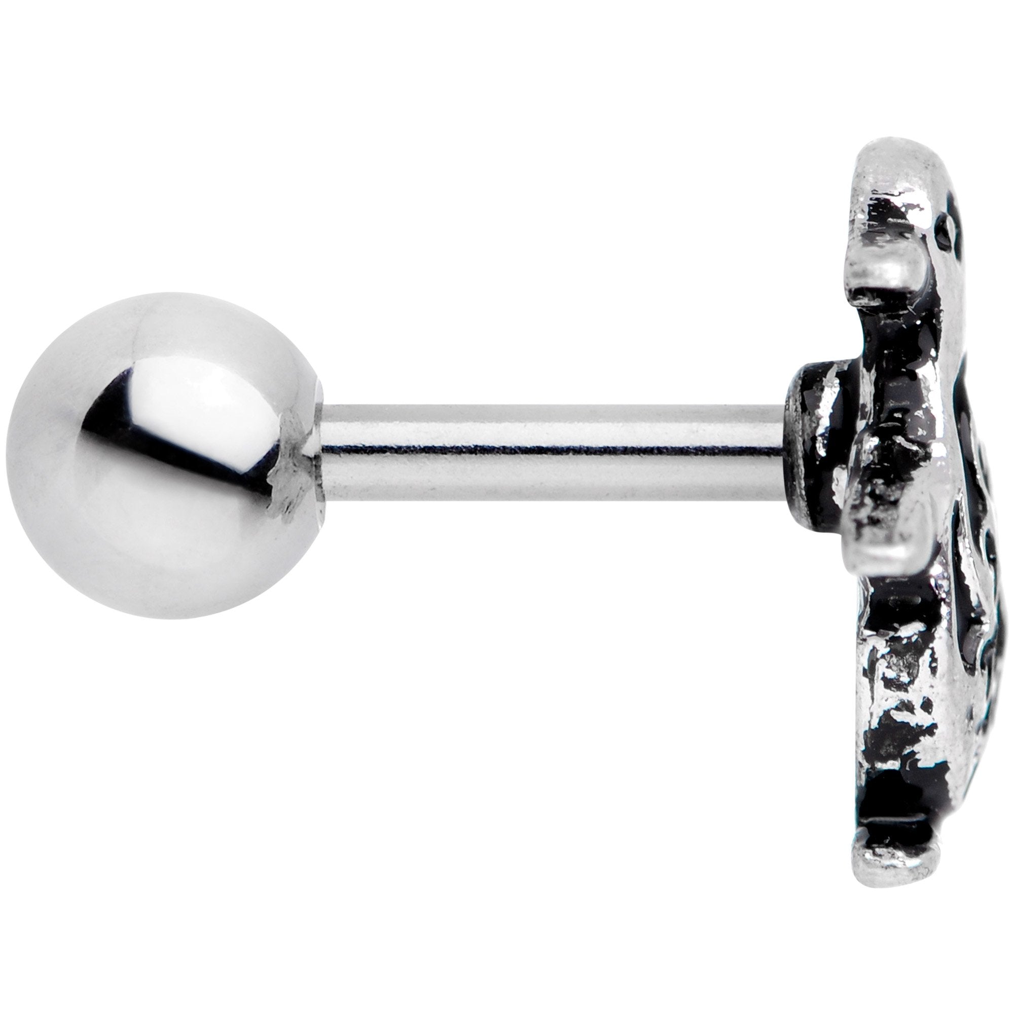 16G 1/4 Detailed Penguin Cartilage Tragus Earring