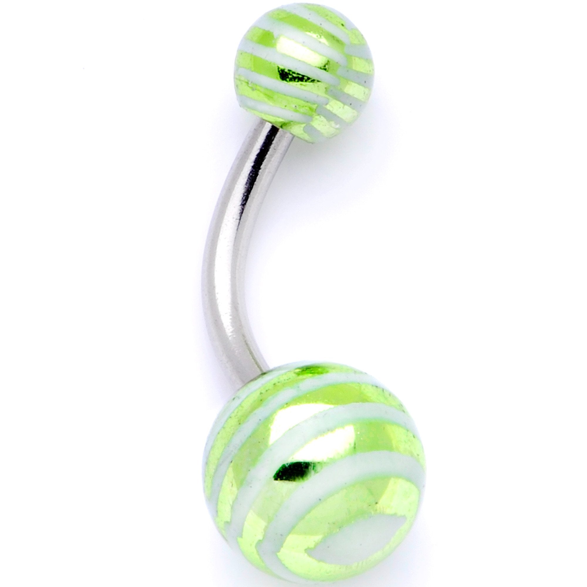 Parade of Color Stripes Party Pack Belly Ring Set of 4