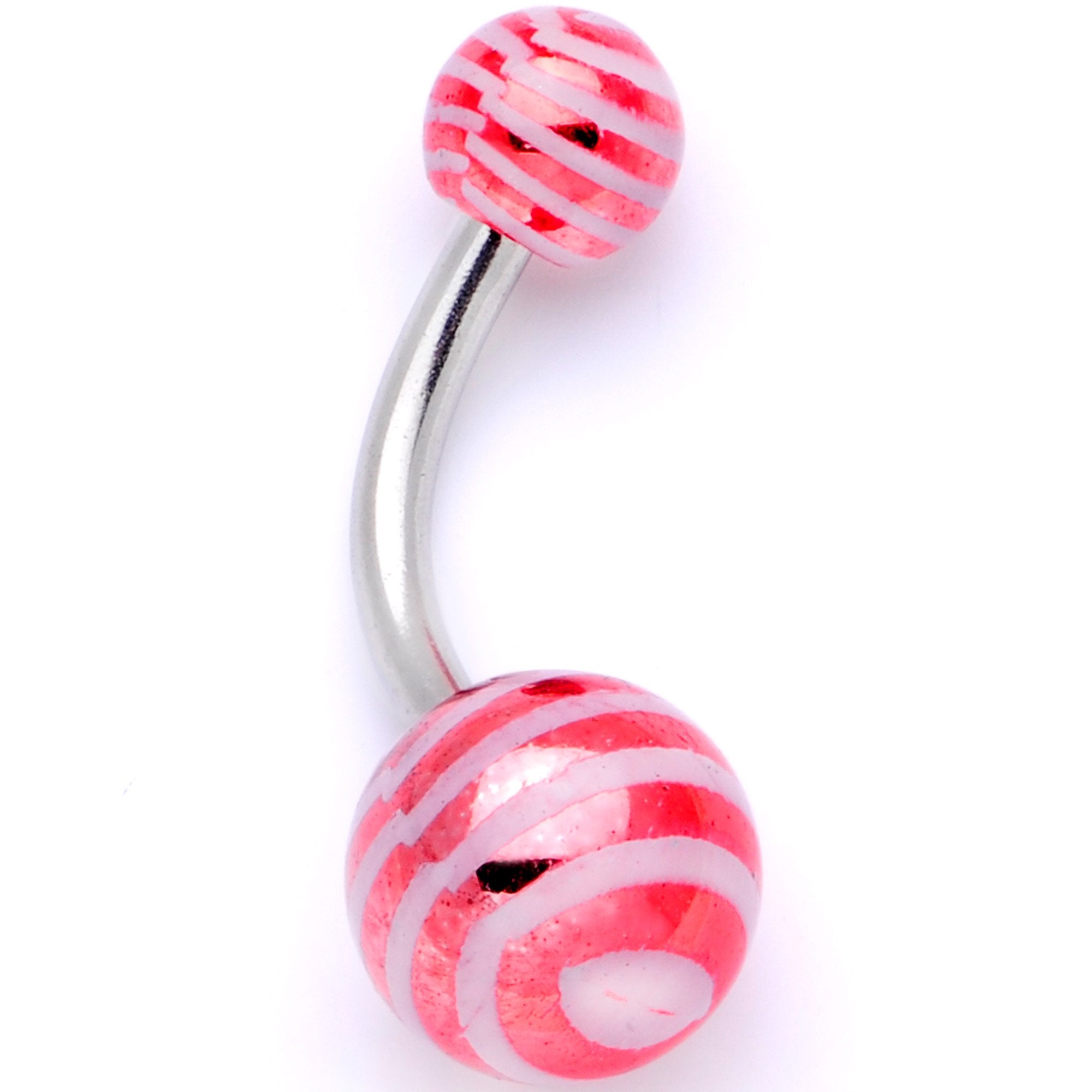 Parade of Color Stripes Party Pack Belly Ring Set of 4