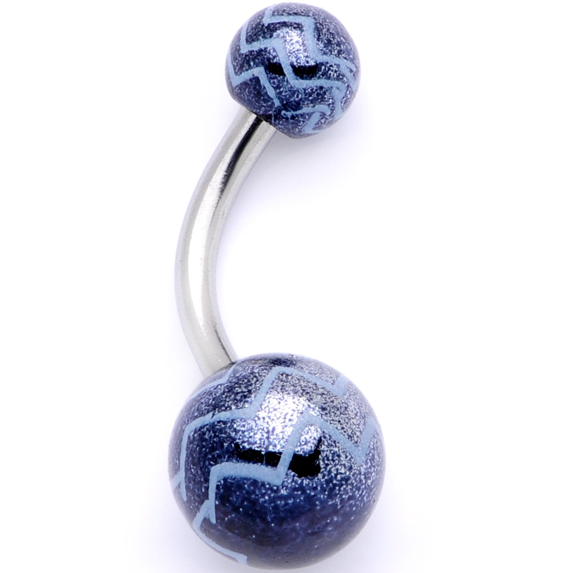 Parade of Color Zig Zag Party Pack Belly Ring Set of 4