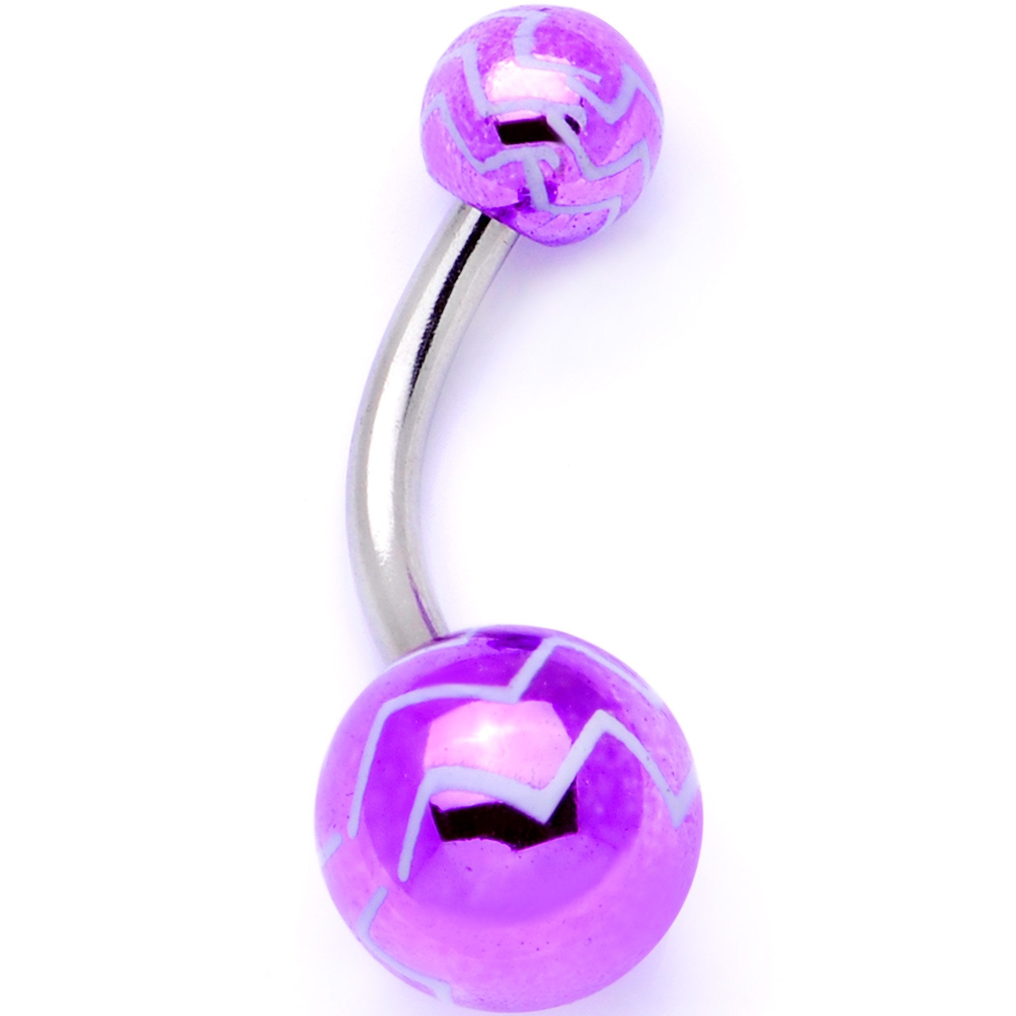 Parade of Cool Zig Zag Party Pack Belly Ring Set of 4