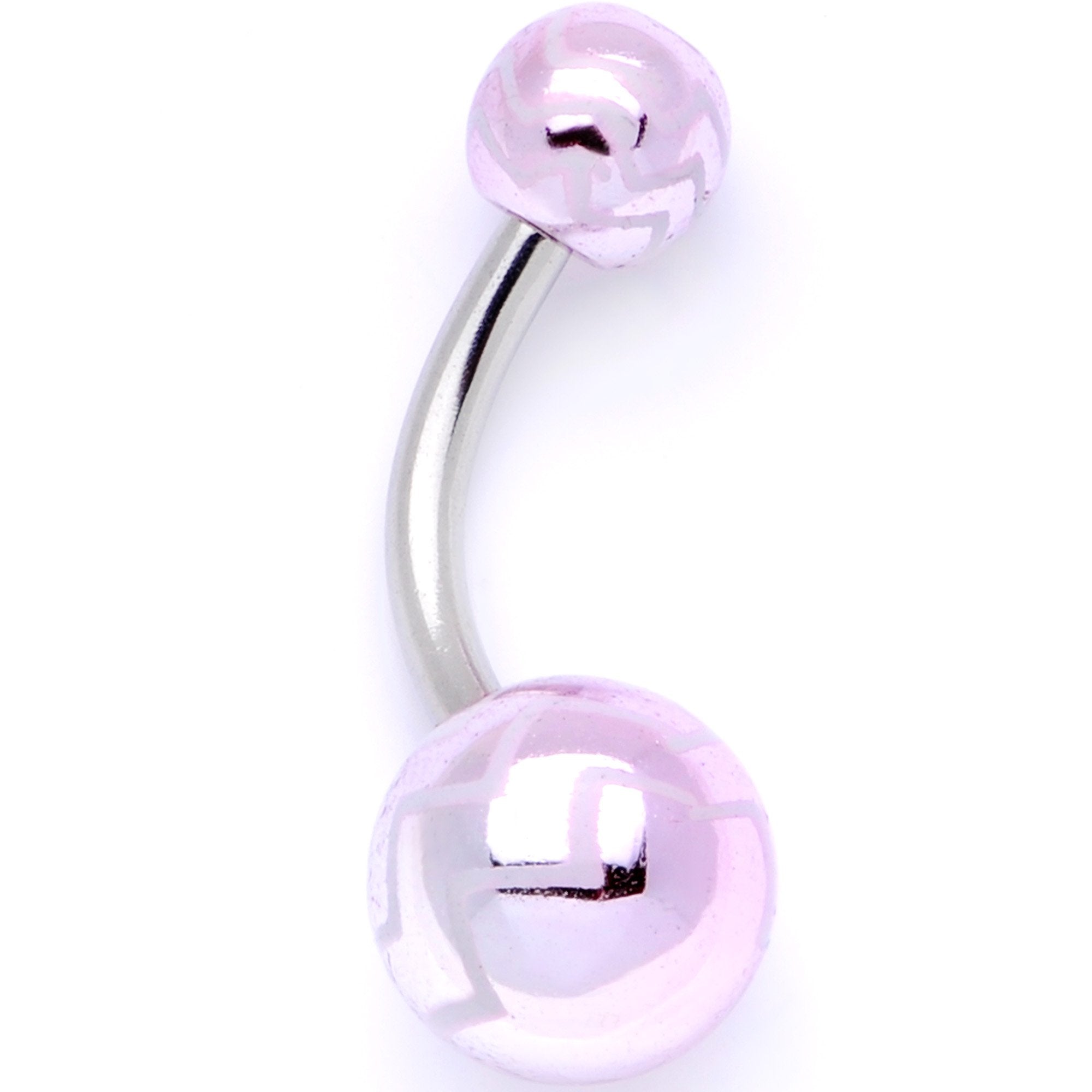 All About Eye Catching Zig Zag Party Pack Belly Ring Set of 4