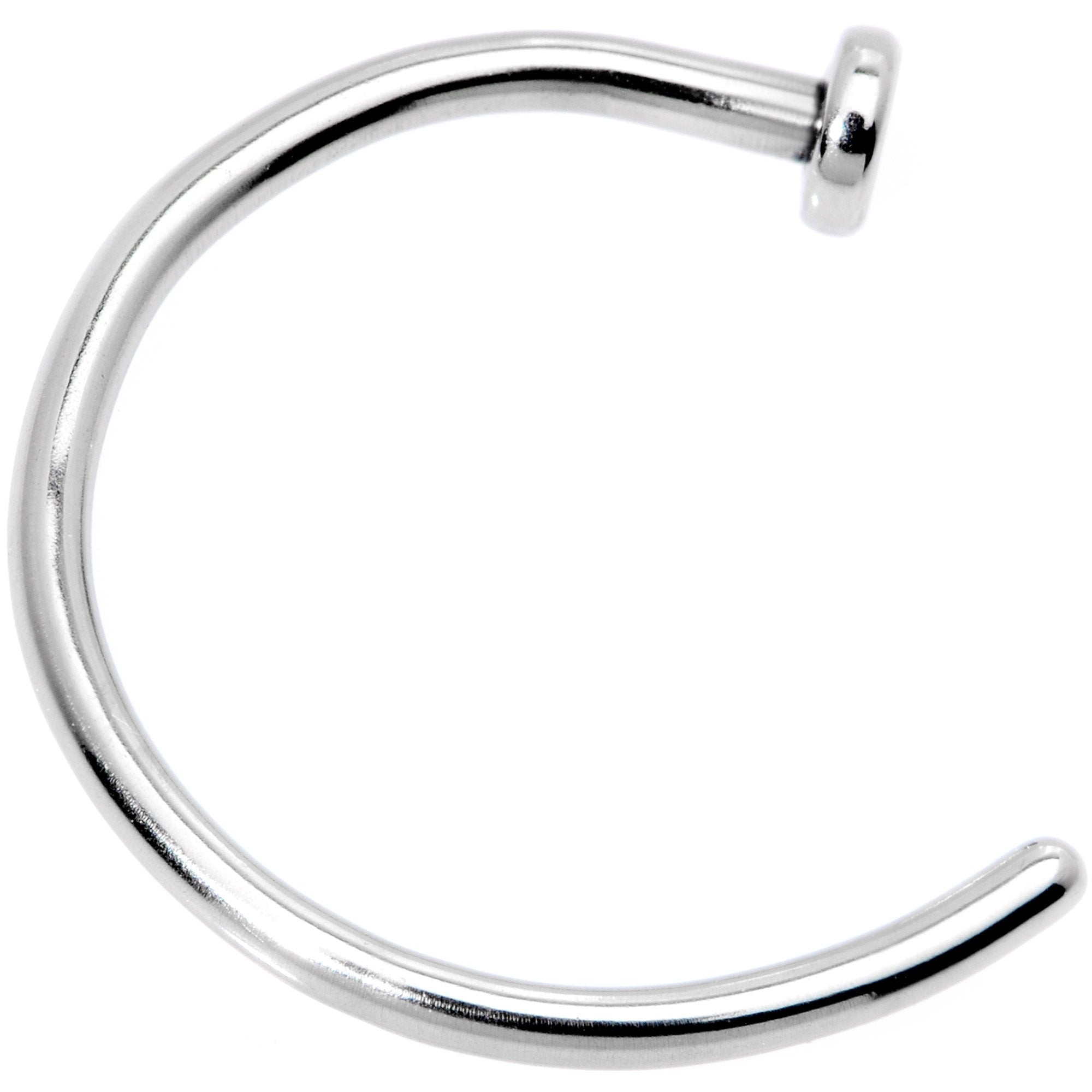 18G 3/8 Grade 23 Titanium Minimalist Nose Hoop