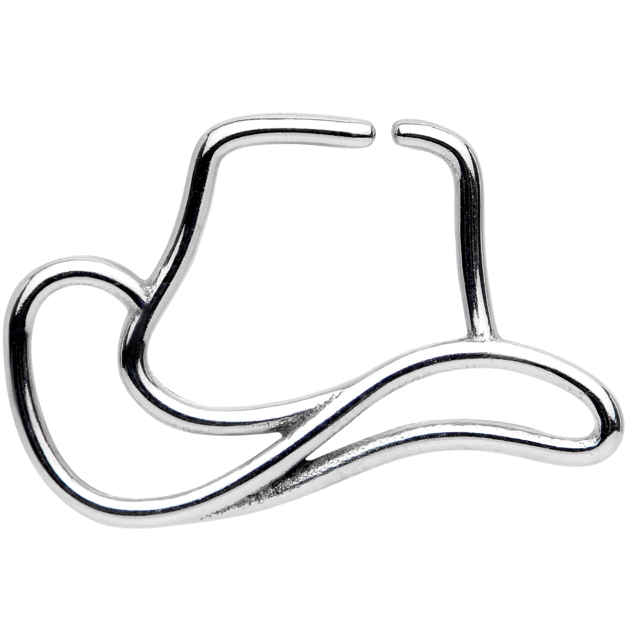 18G Howdy Folks Cowboy Hat Closure Ring