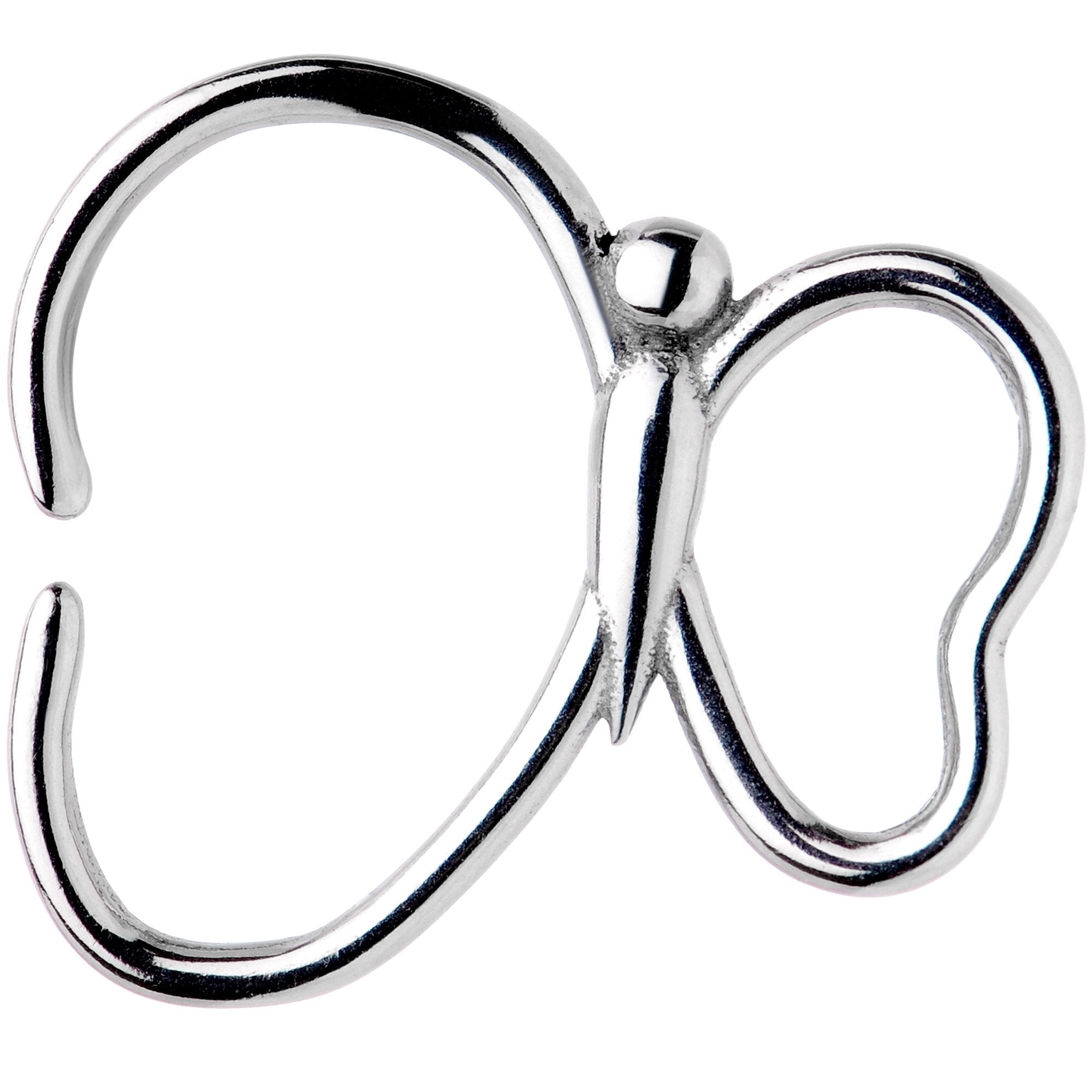 18G Butterfly Spreads Its Wings Closure Ring