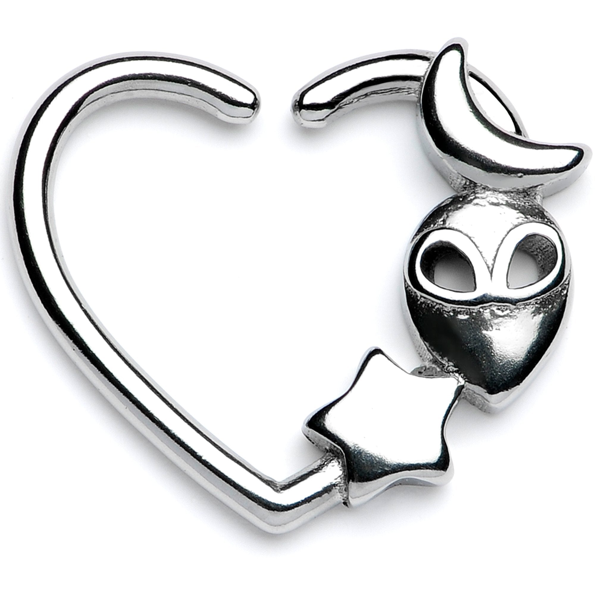 16G 3/8 Alien Among The Stars Left Heart Closure Ring