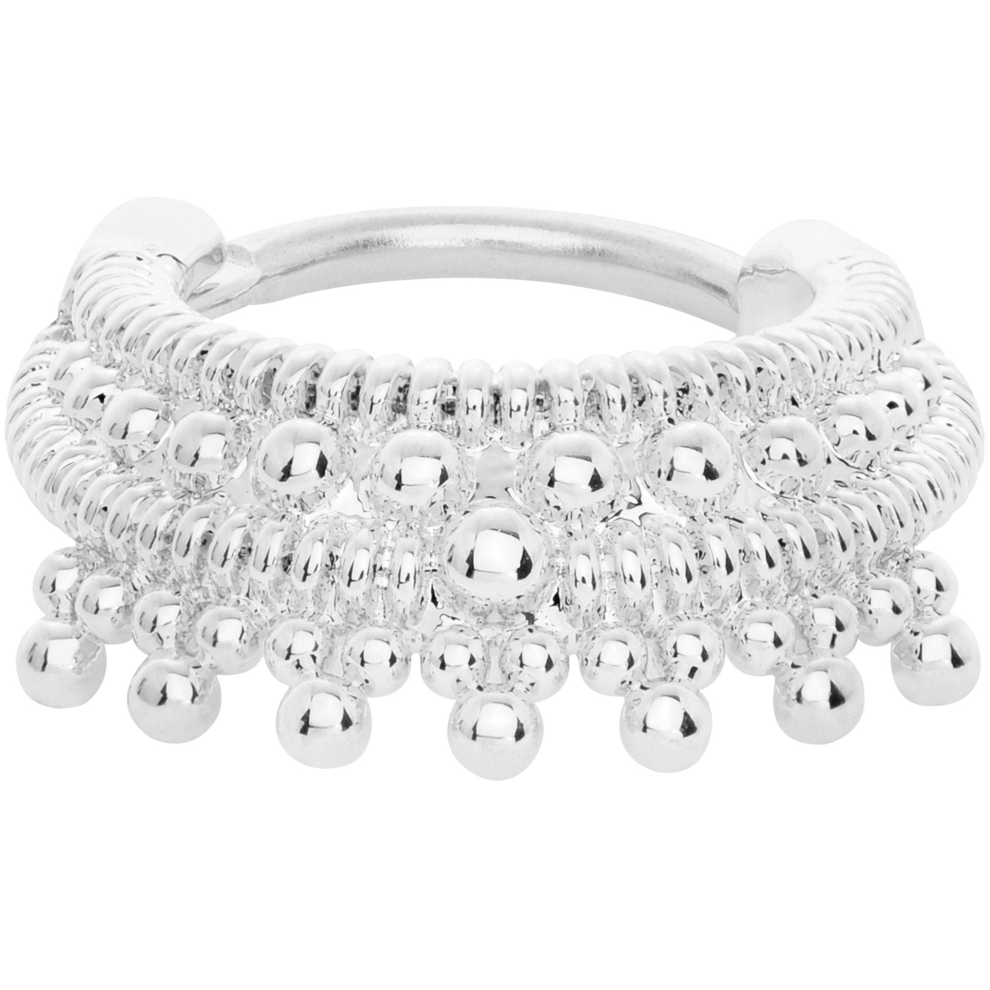 16G 3/8 Debutante Fashion Hinged Septum Ring