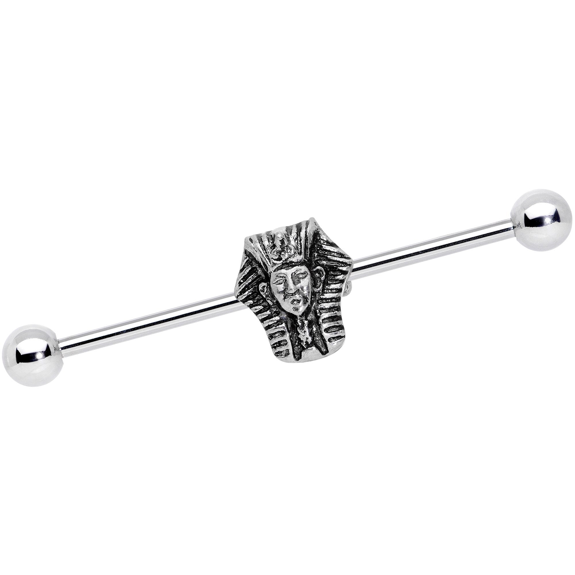 14G Moveable Mighty Pharaoh Industrial Barbell 38mm