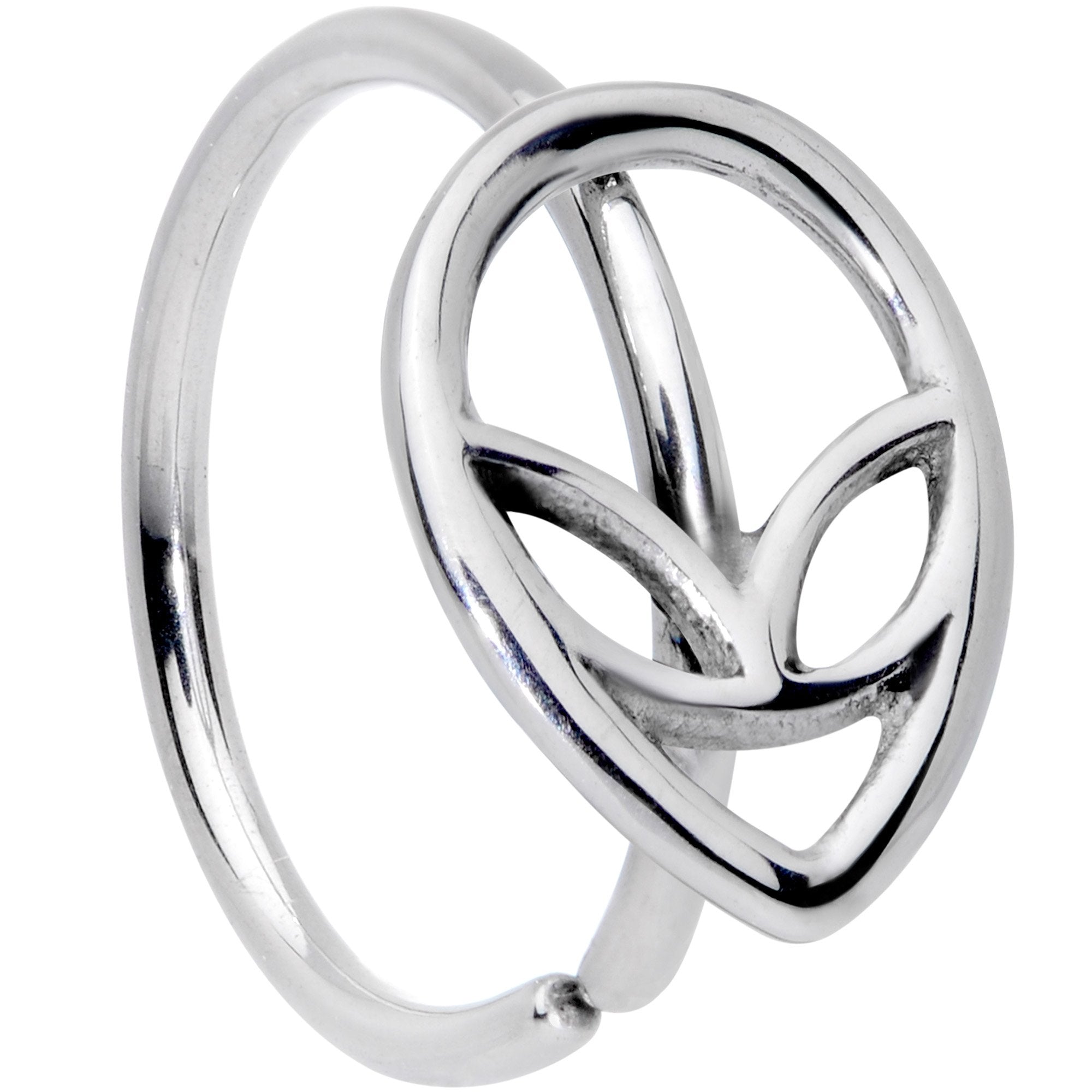 20G 5/16 Outer Space Alien Seamless Circular Ring