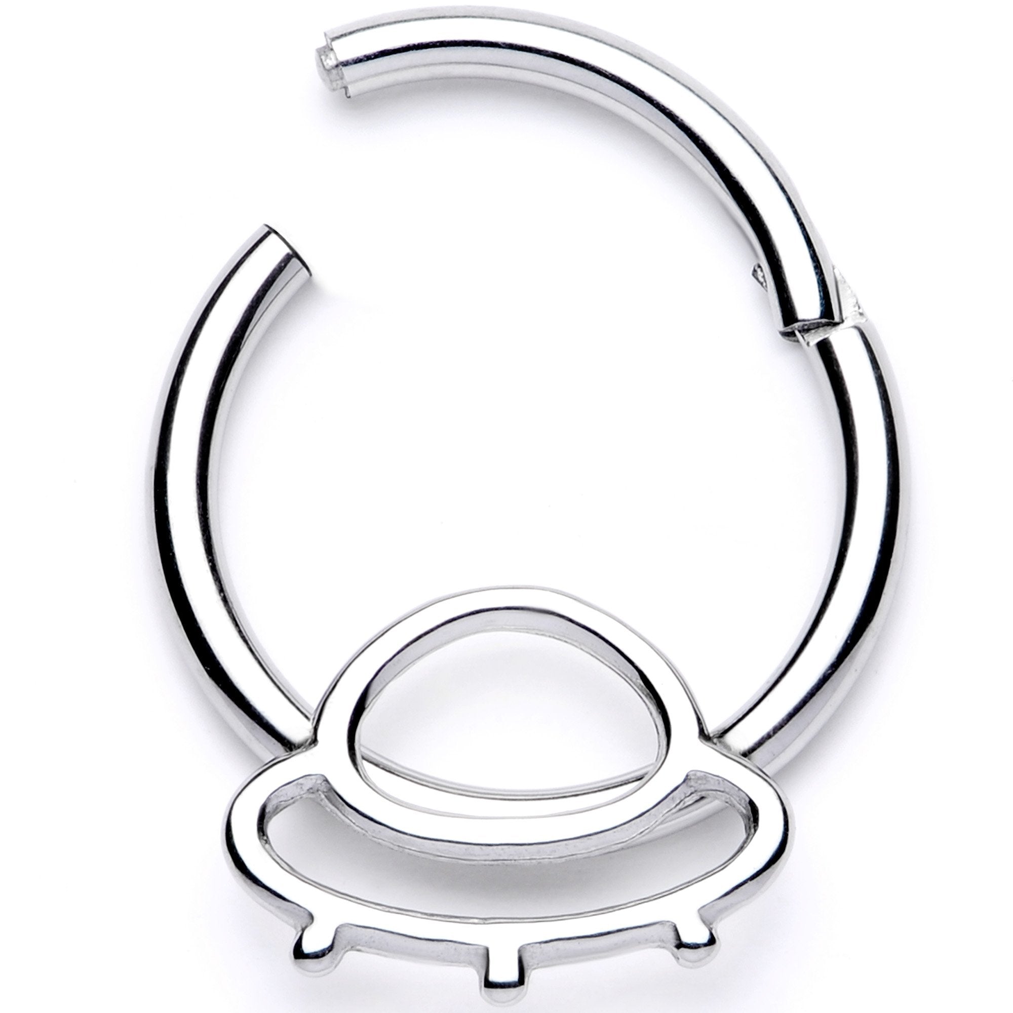 16G 3/8 Alien Spaceship Hinged Segment Ring