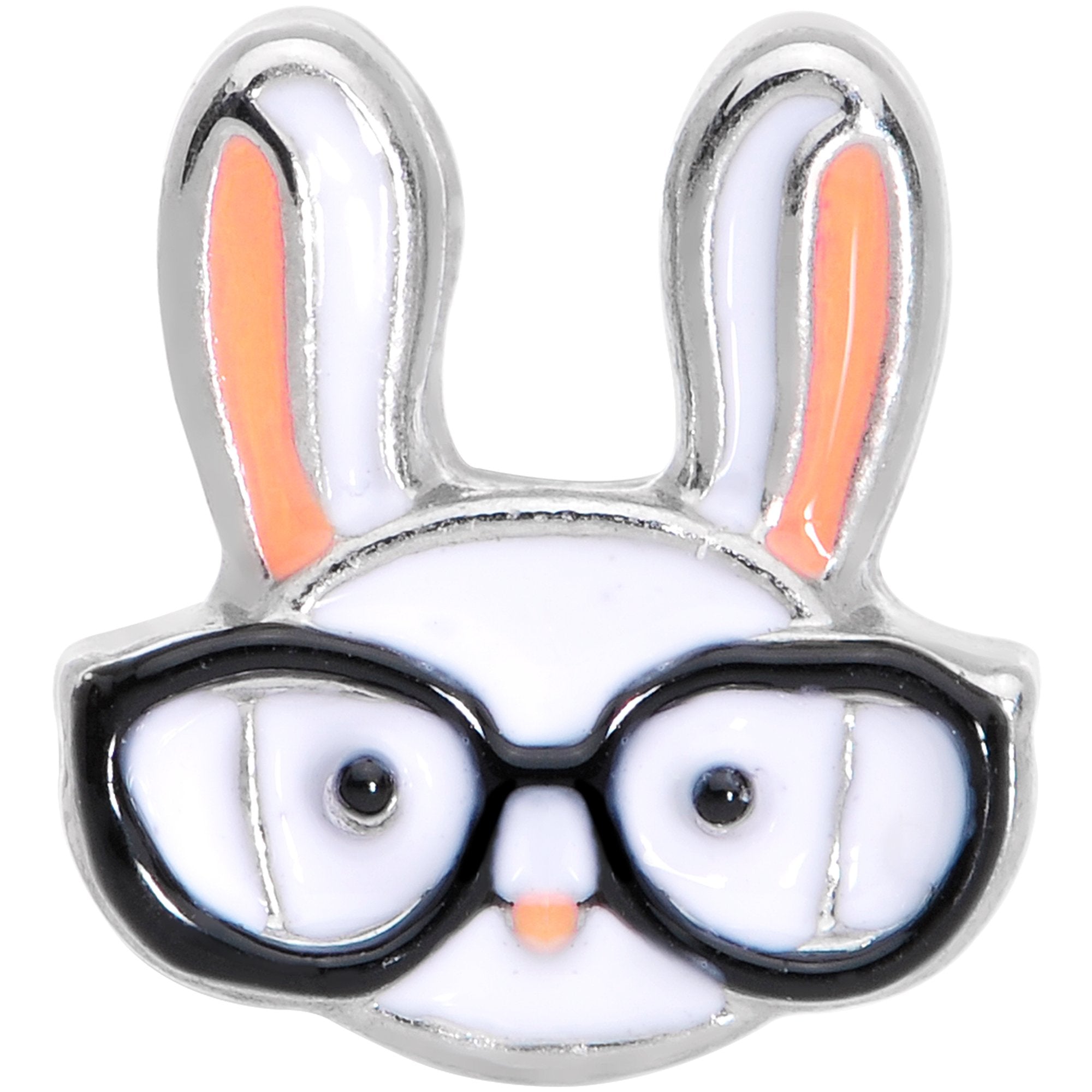 16G 1/4 Nerdy Easter Bunny Cartilage Tragus Earring