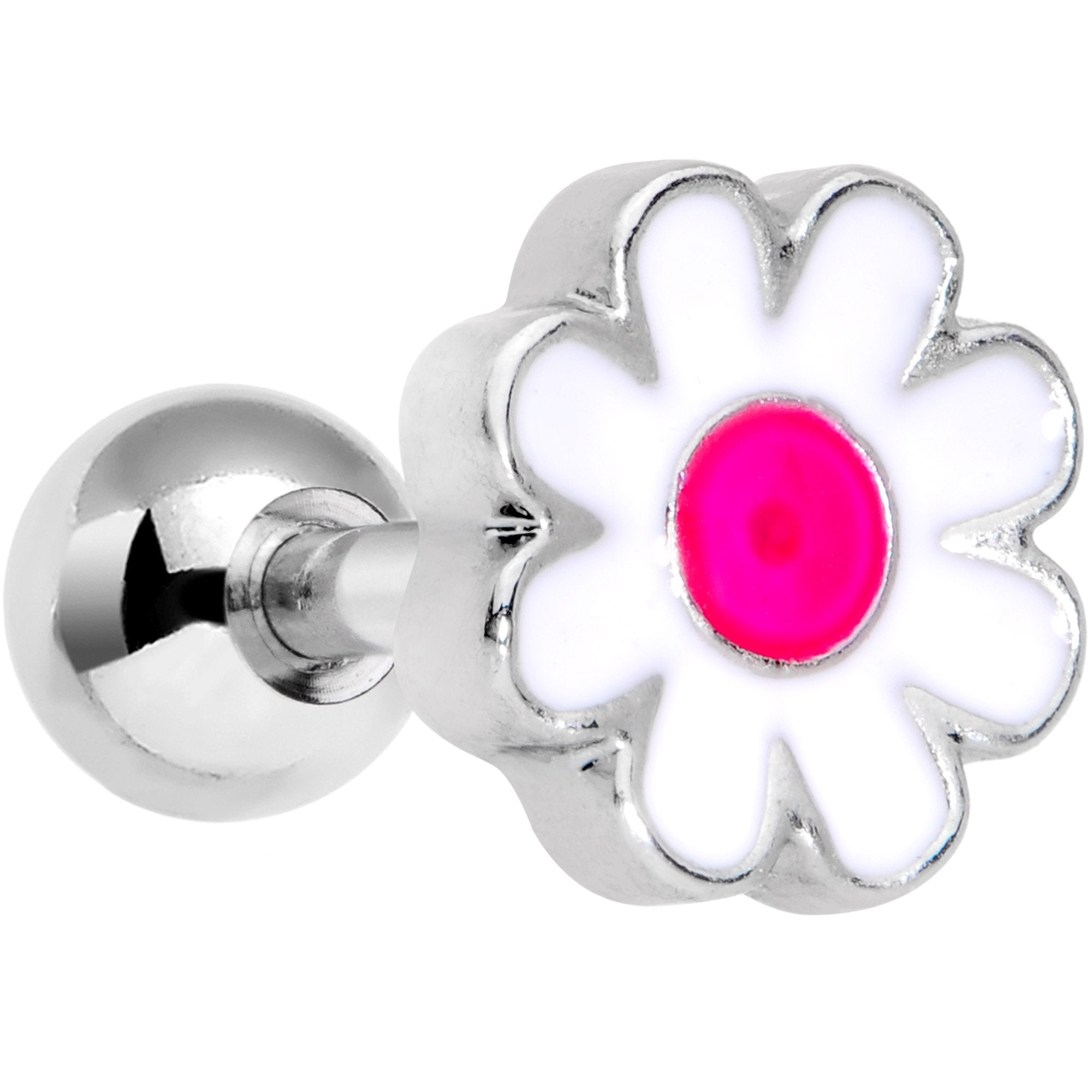 16G 1/4 Sweet Spring Easter Flower Cartilage Tragus Earring