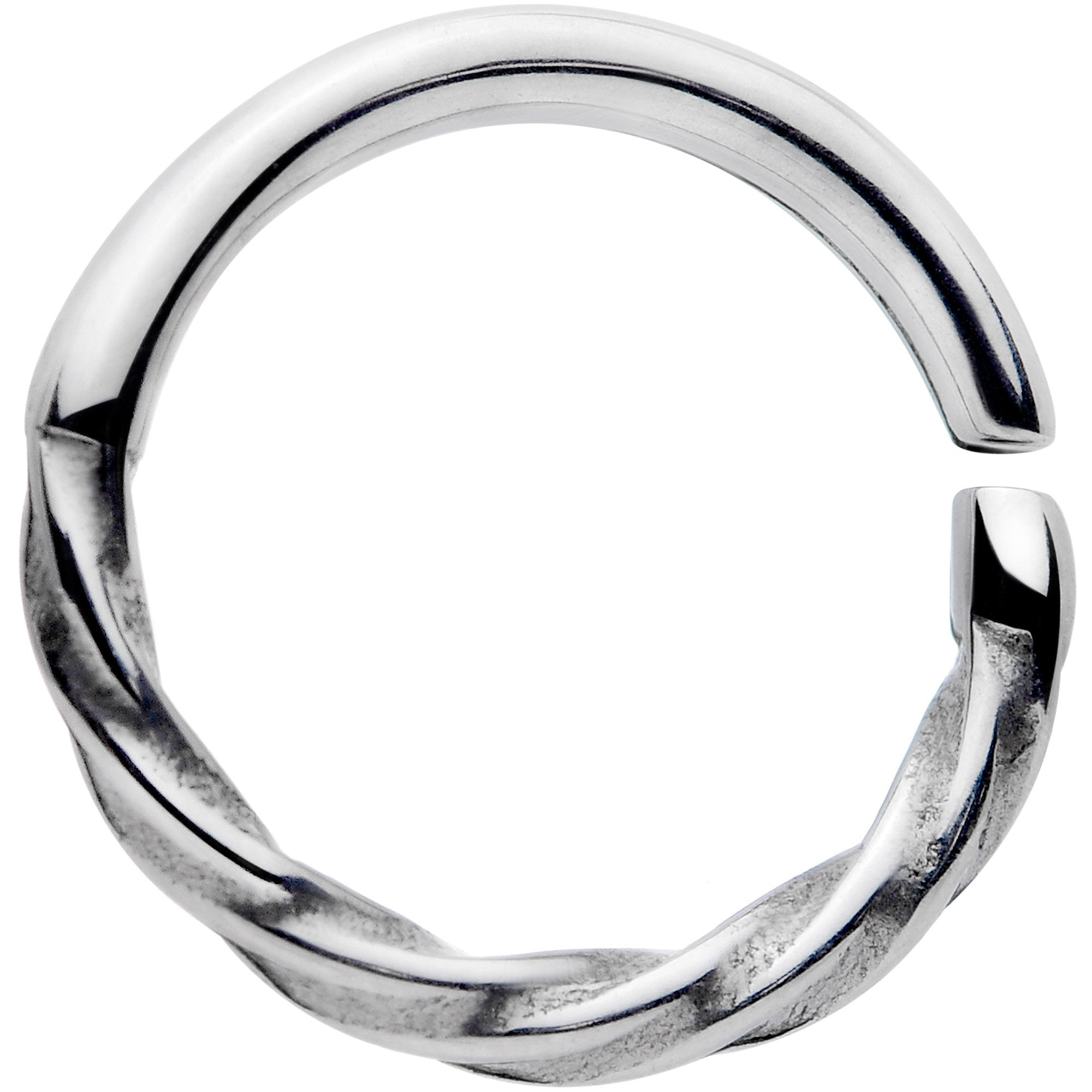 16G 3/8 A Simple Twist Septum Closure Ring