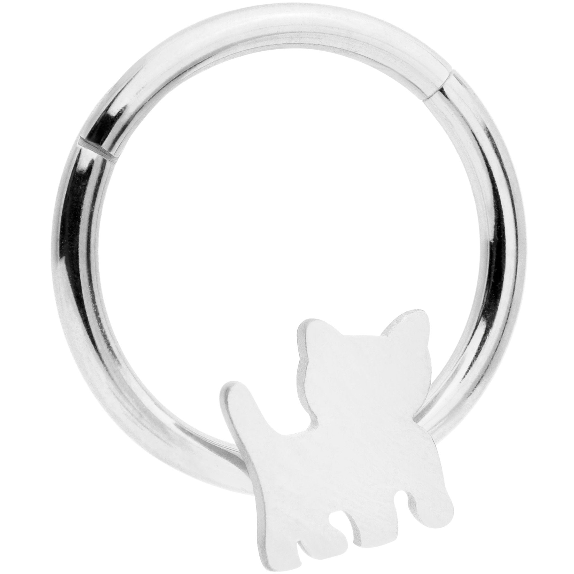 16G 3/8 Kitty Cat Hinged Segment Ring