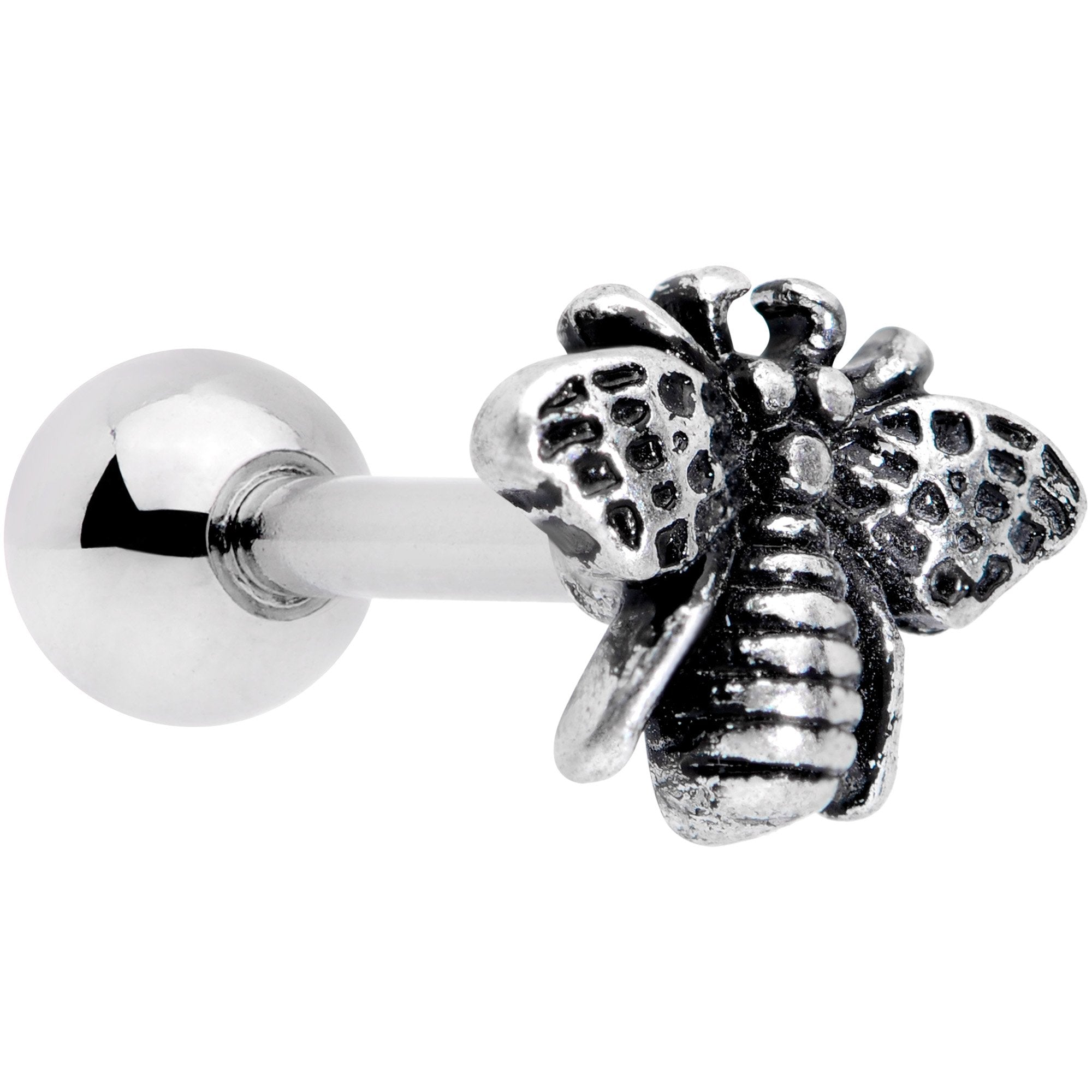 16G 1/4 Busy Bumblebee Cartilage Tragus Earring